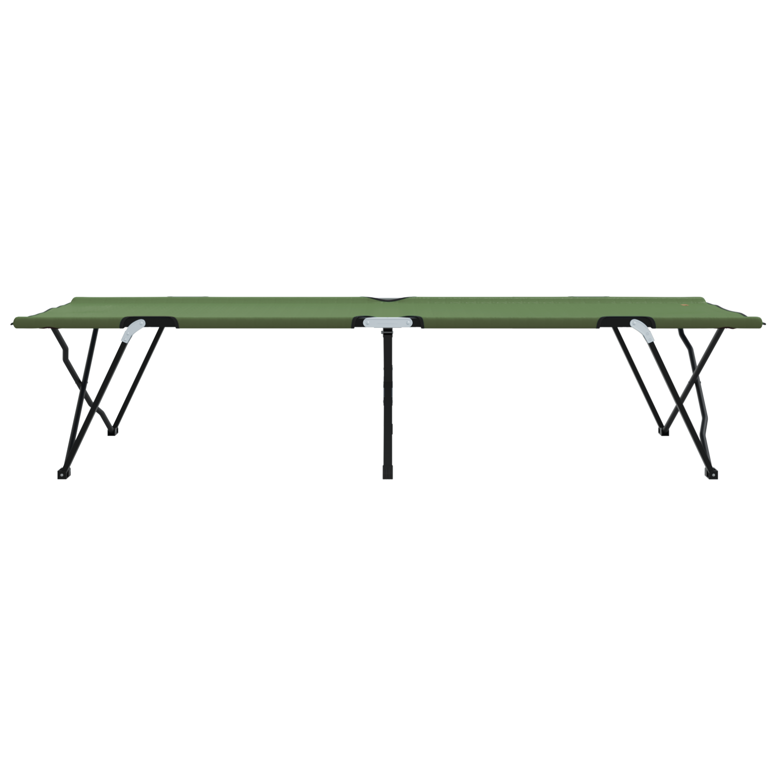 Folding Sun Bed with Carry Bag Army Green 600D Oxford Fabric - Image 5