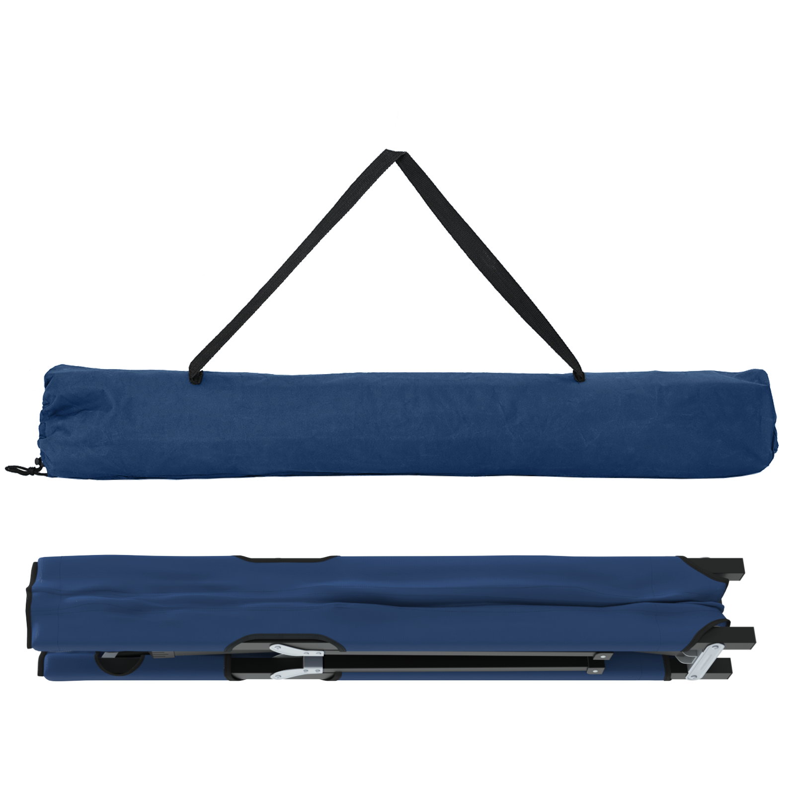 Folding Sun Beds with Carry Bags 2 pcs Blue 600D Oxford Fabric - Image 5