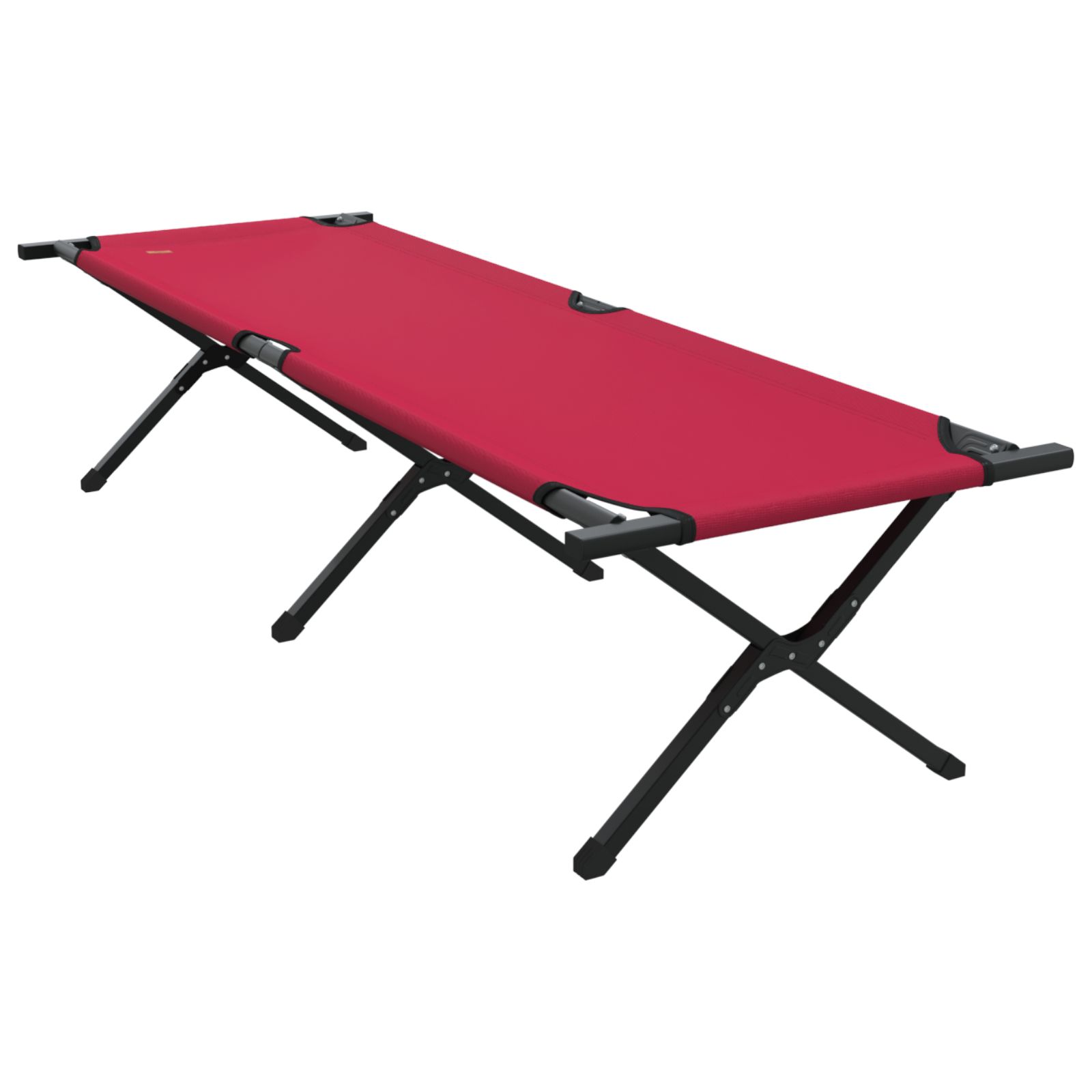 Folding Sun Bed with Carry Bag Red 600D Oxford Fabric - Image 6