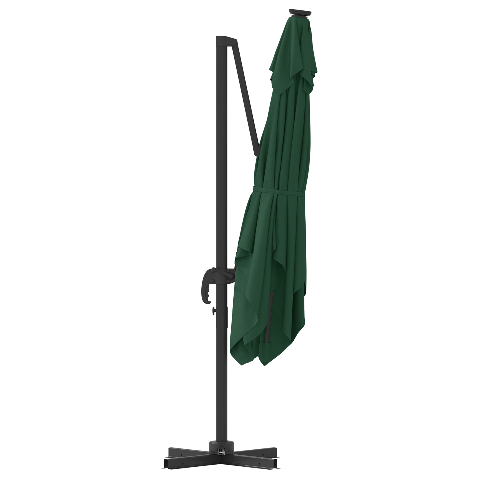 Cantilever Roma Parasol Green 286x285x265 cm Aluminium - Image 7