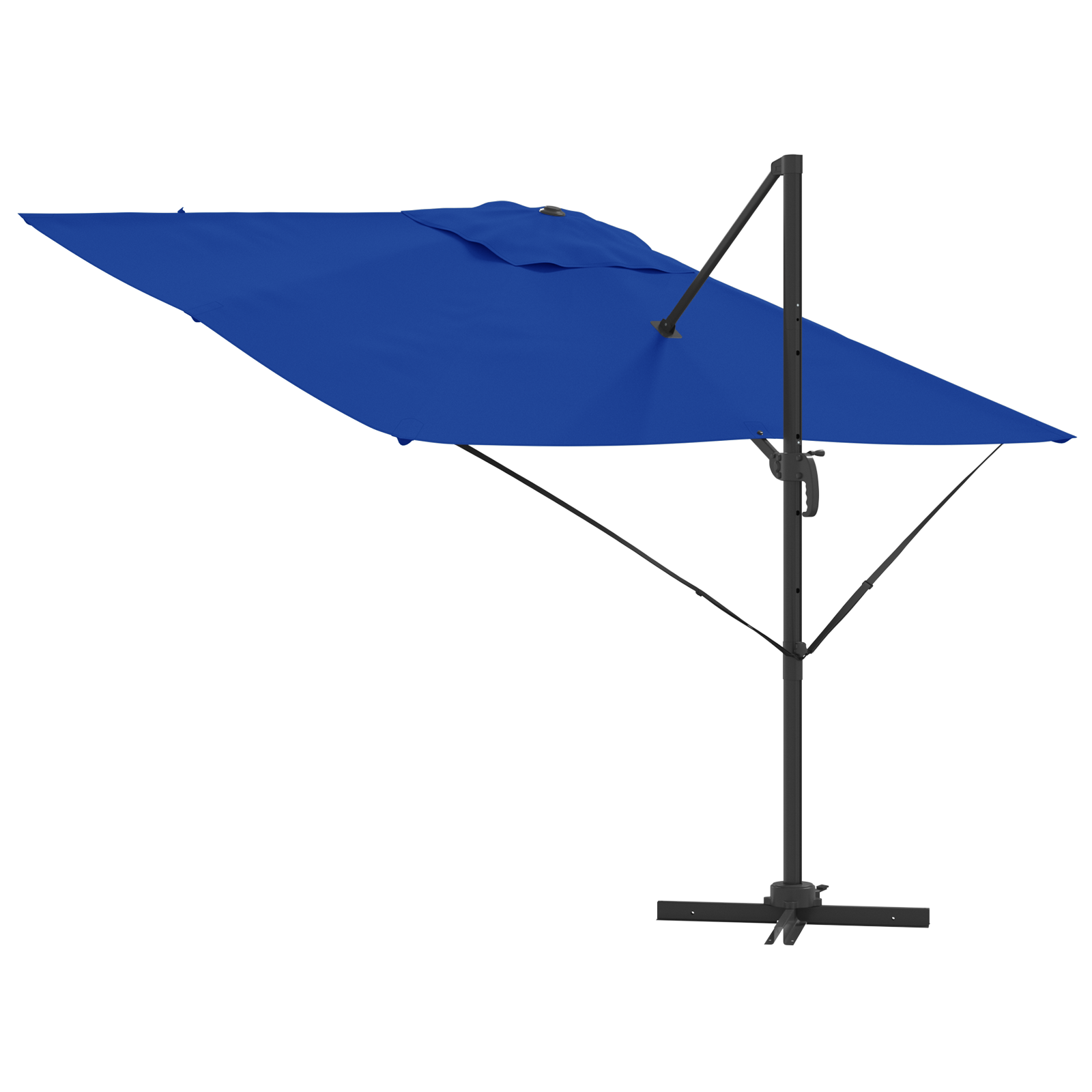 Patio Umbrella Azure Blue Aluminium, Polyester 3m - Image 8