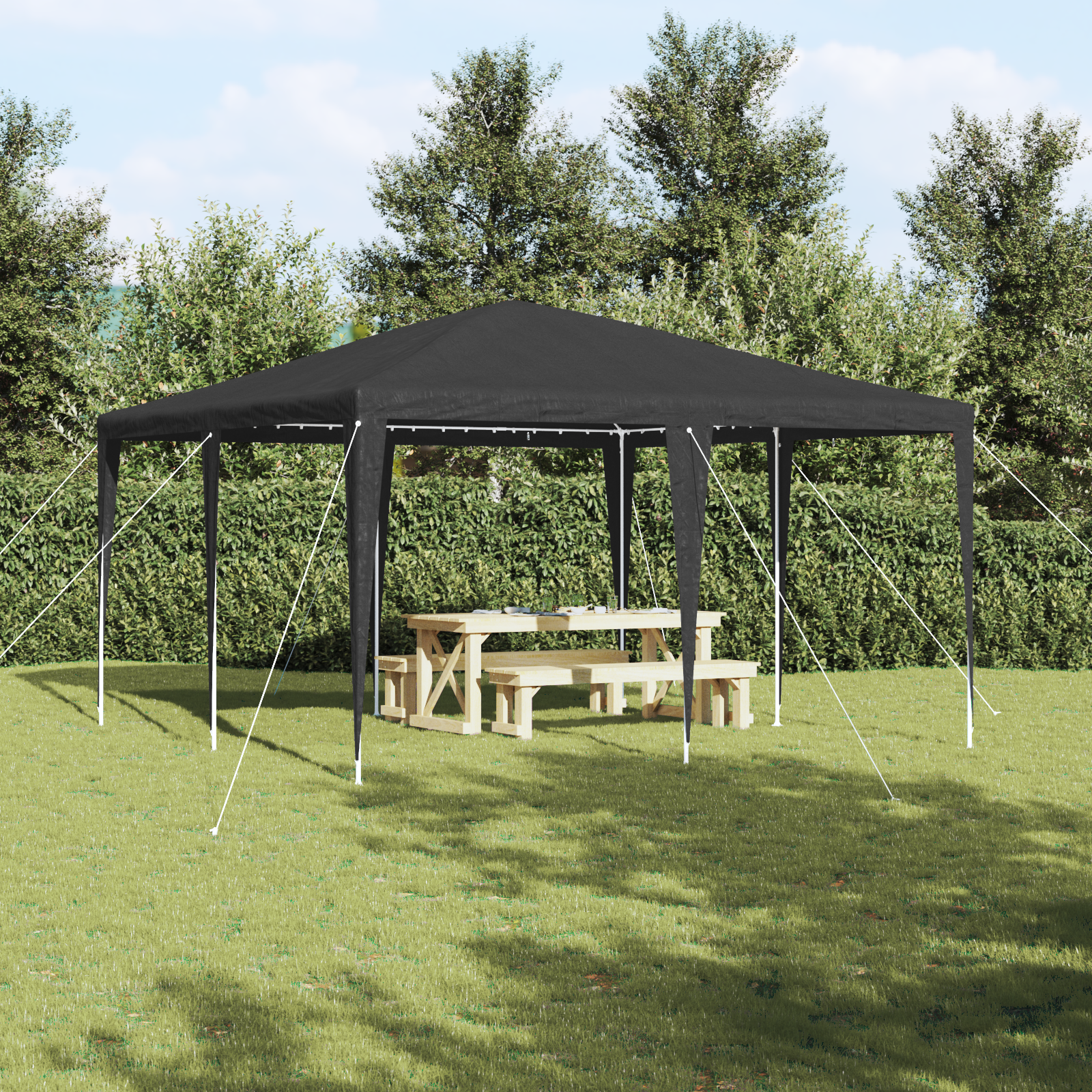 Feesttent Anthraciet 4×4 m PE