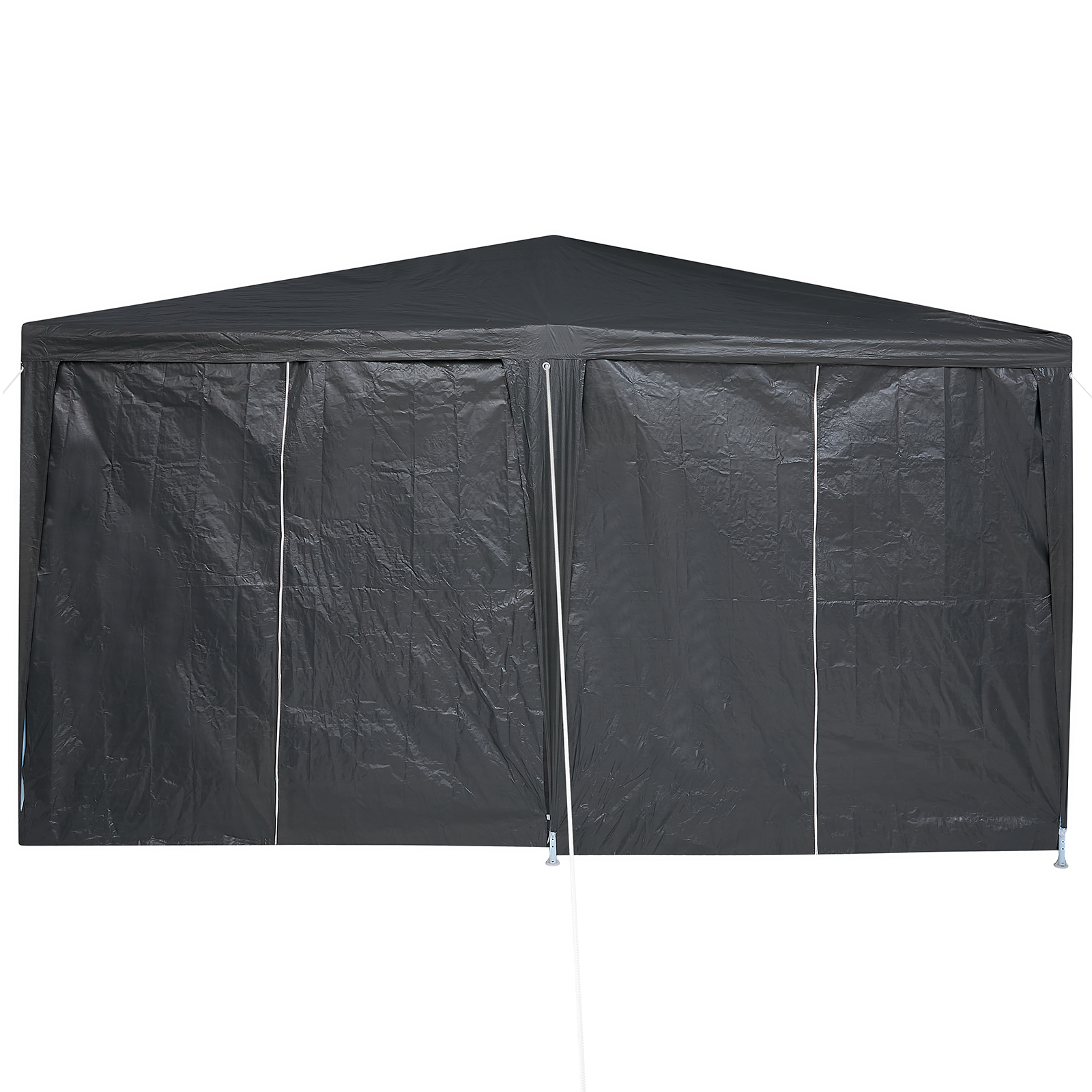 Party Tent with 8 Sidewalls Anthracite 4x4 m PE - Image 10