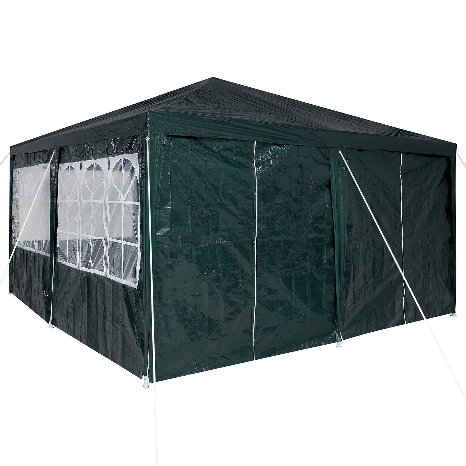 Party Tent with 8 Sidewalls Green 4x4 m PE - Image 9