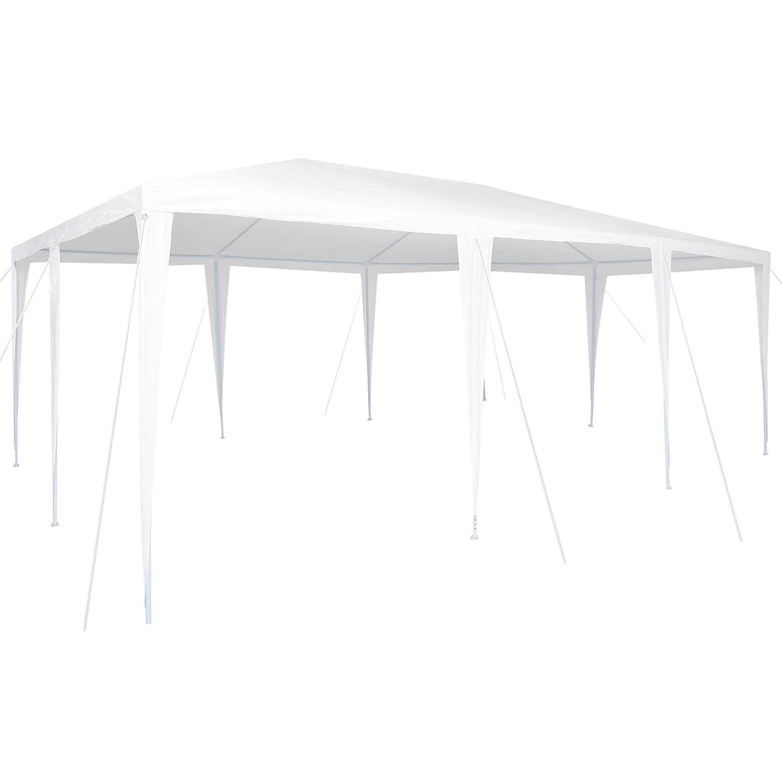 Šventinis tentas Baltas 6x4 m PE - Image 2