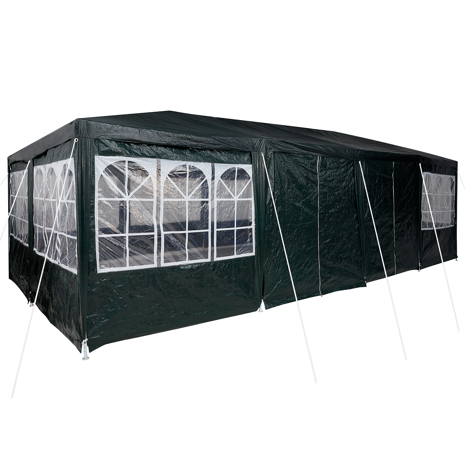 šventinė palapinė su 12 žalių šoninių sienų 8x4 m PE - Image 8