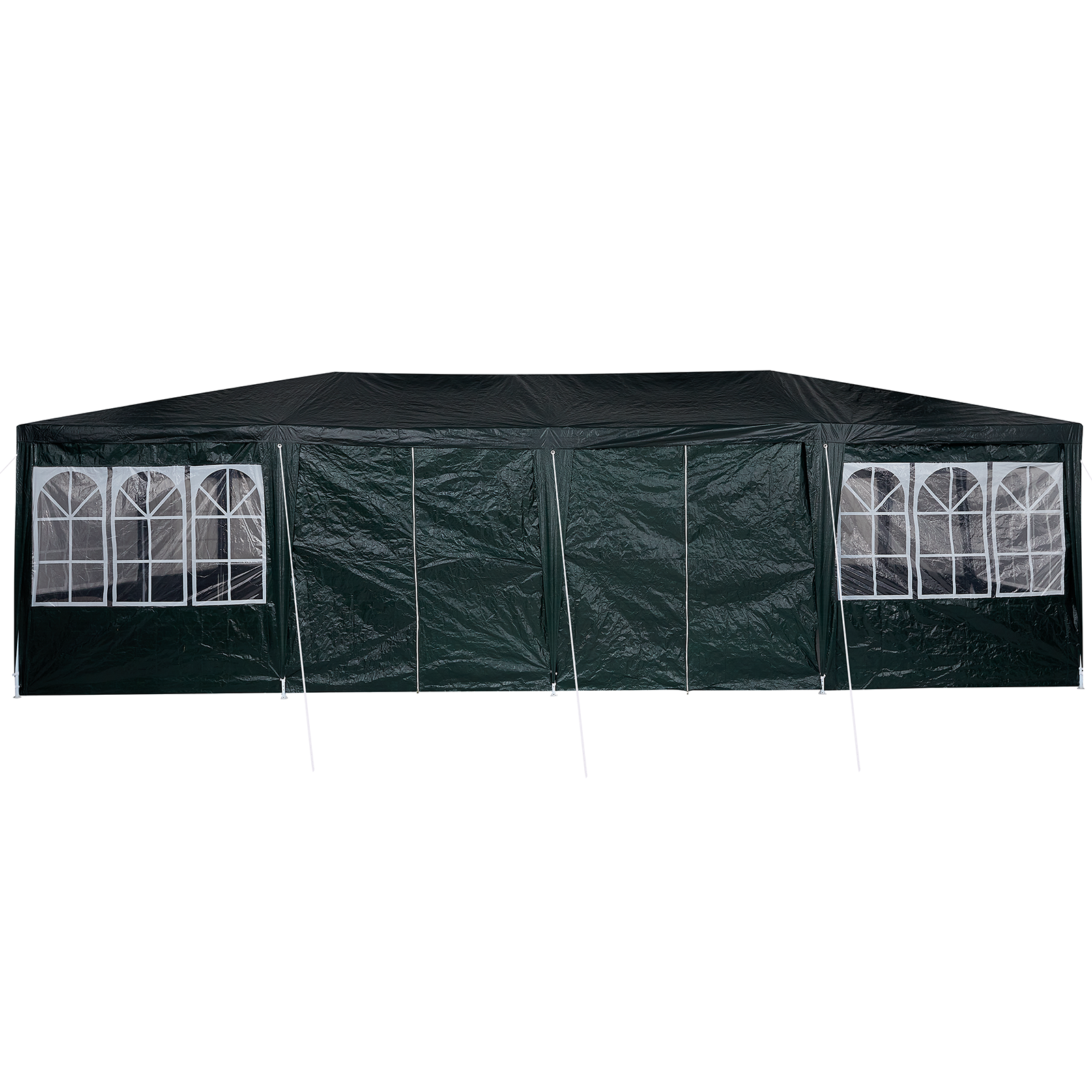 šventinė palapinė su 12 žalių šoninių sienų 8x4 m PE - Image 9