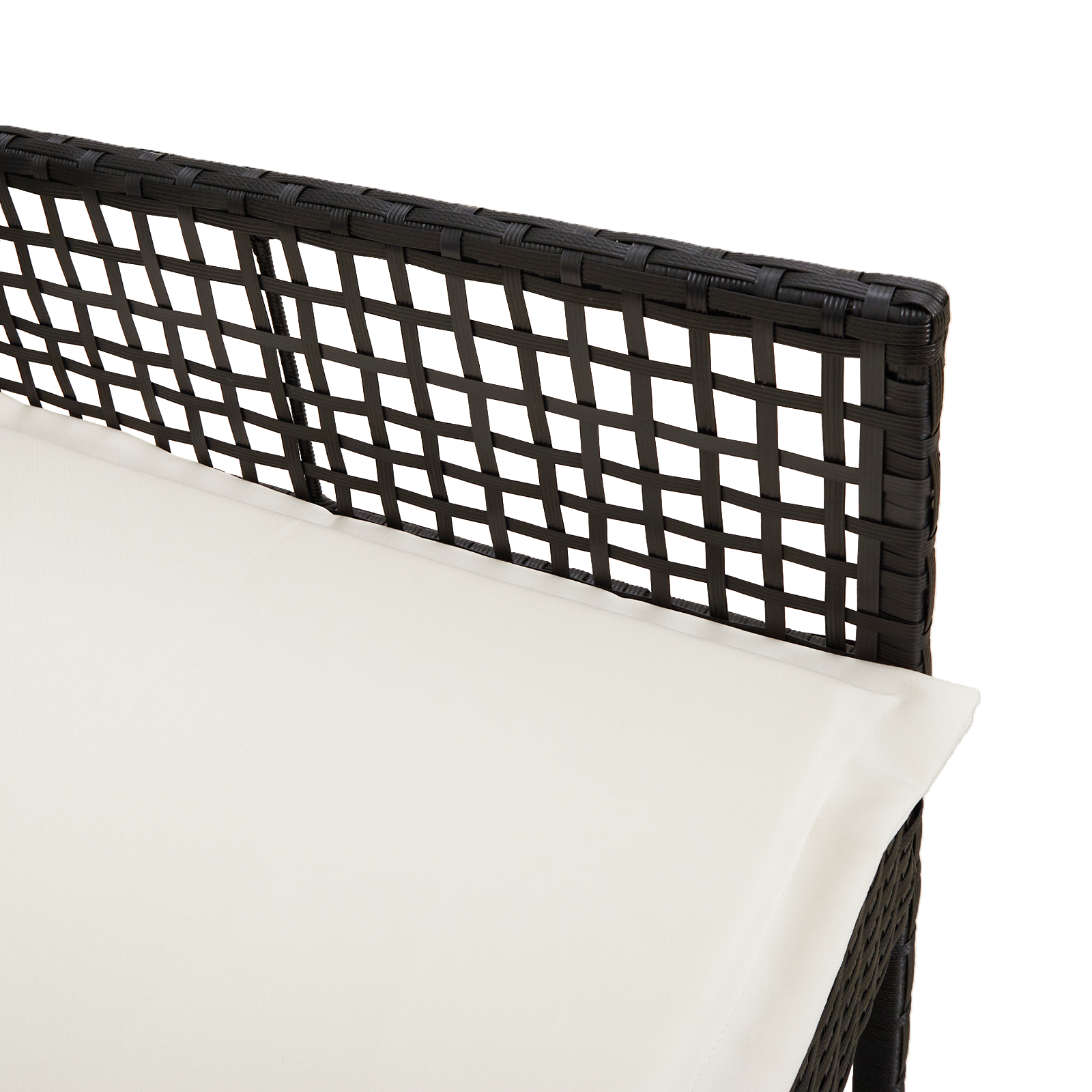 Garden Chairs 2 pcs with Cushions Black Poly Rattan - Image 9