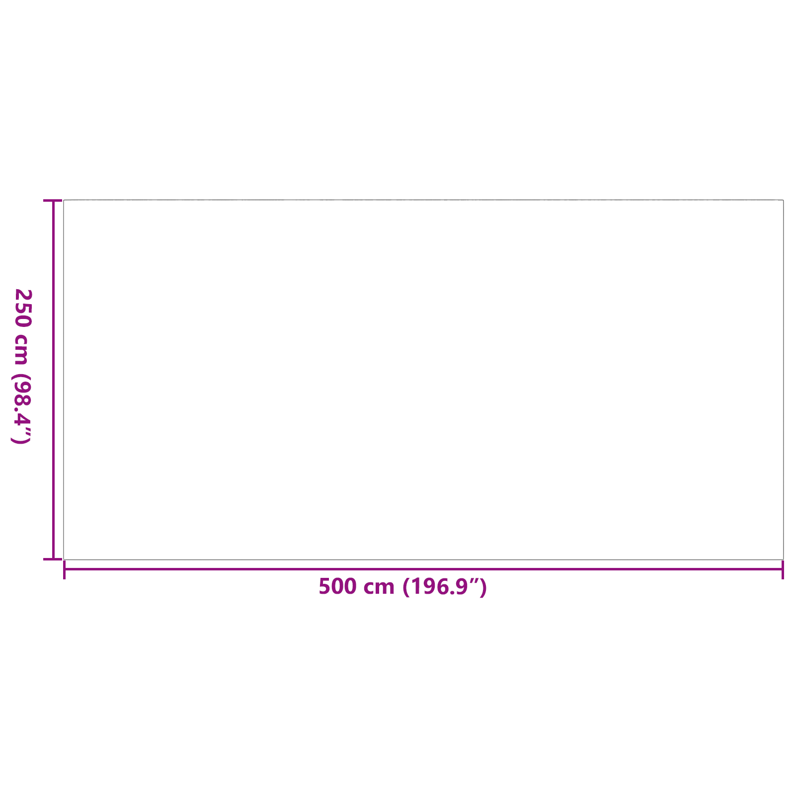 Outdoor Rug 'ARAKIL'Black and Grey 250x500 cm PP - Image 6