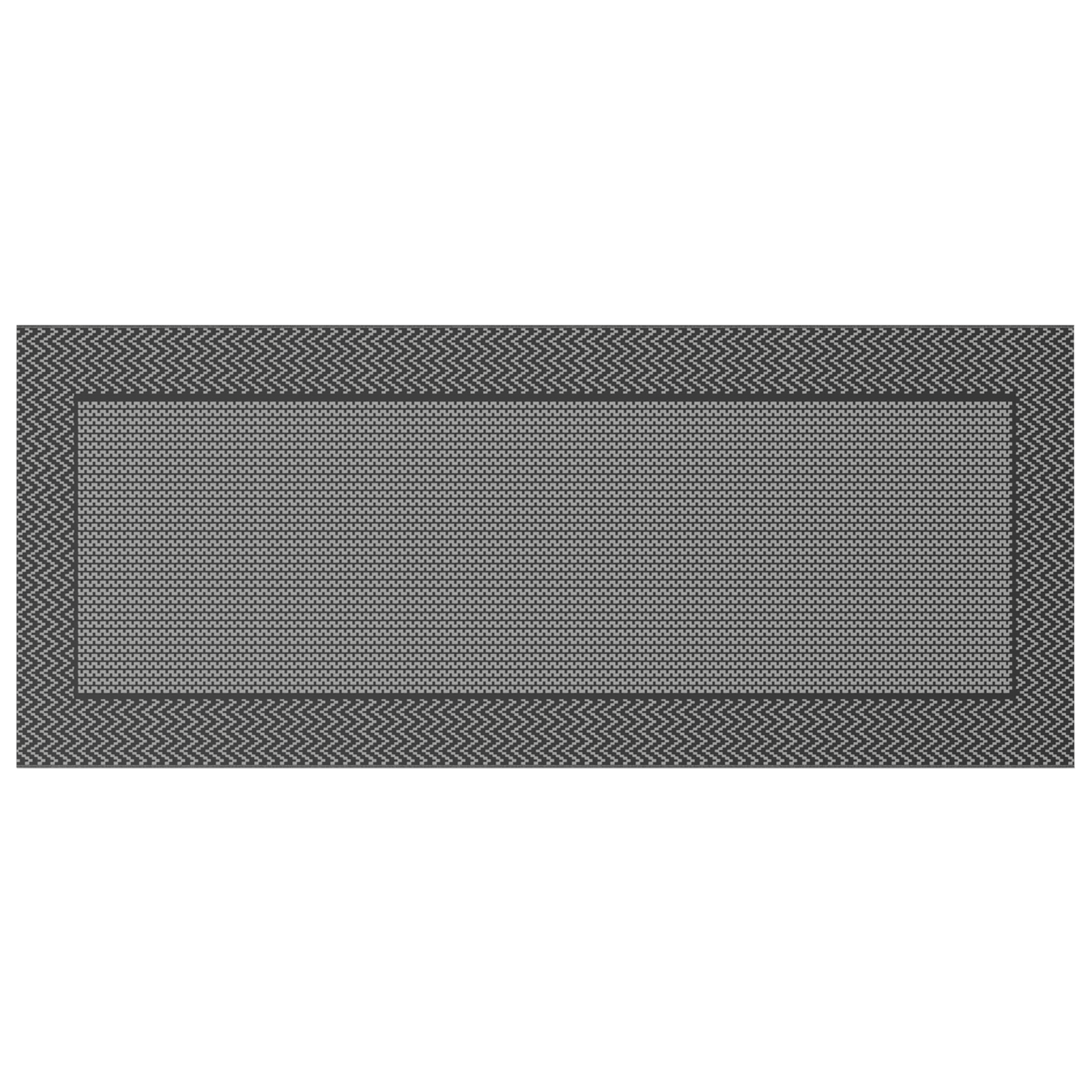 Outdoor Rug "ARAKIL" Black and Grey 250x600 cm PP - Image 2