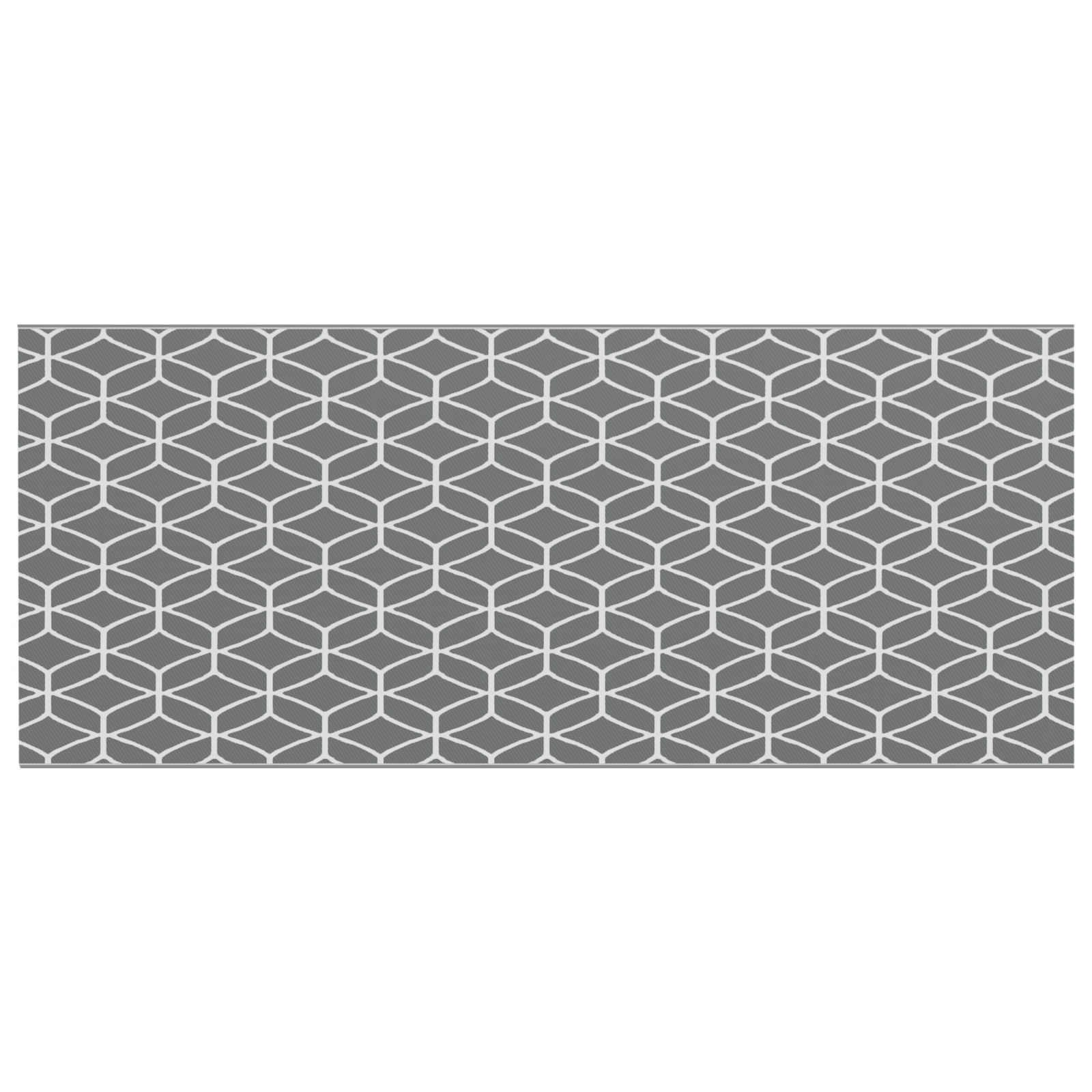 Outdoor Blanket ARAKIL Grey and White Polyester 250 x 600 cm - Image 2