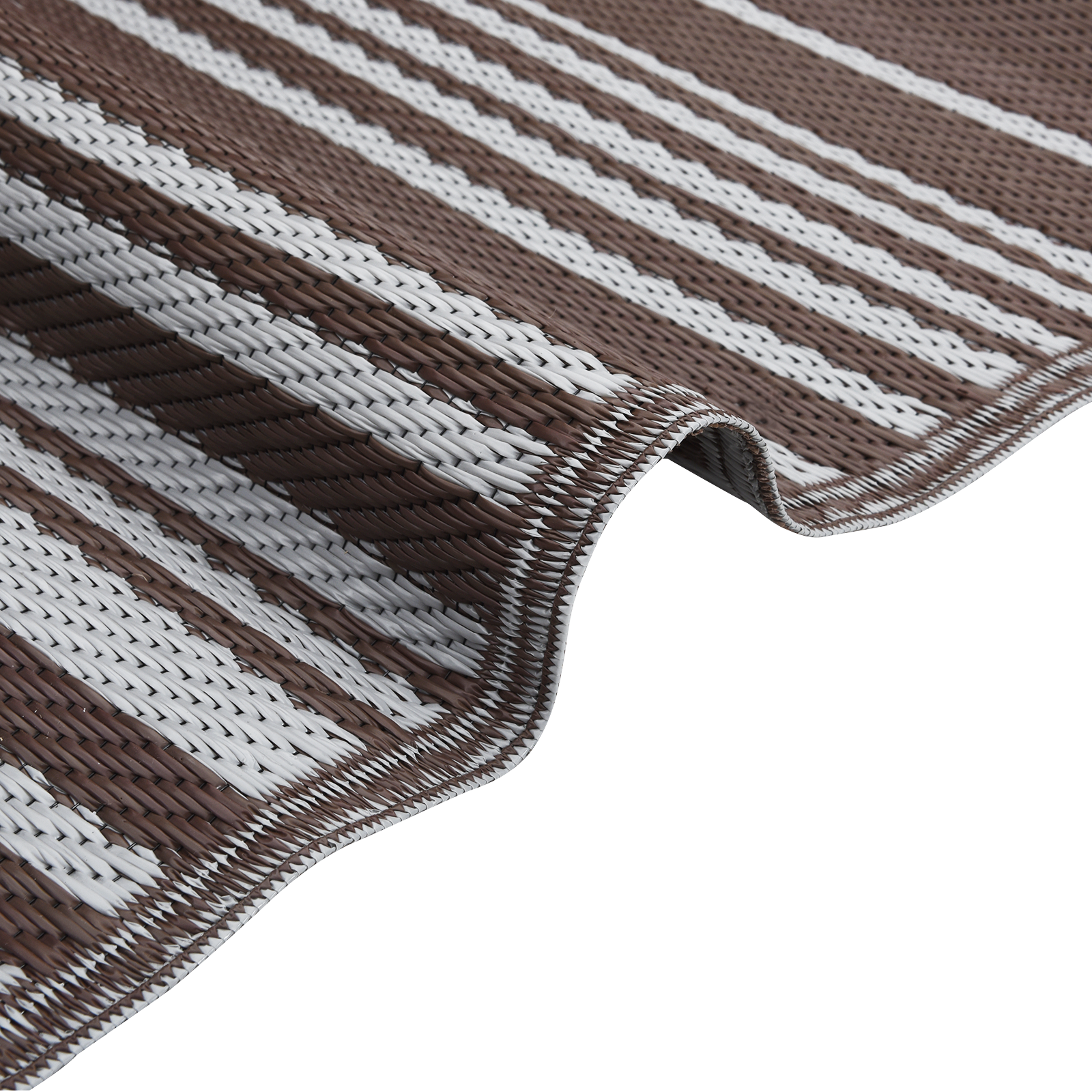Outdoor Rug ARAKIL Brown Polypropylene 300 x 400 cm Outdoor Rug - Image 4