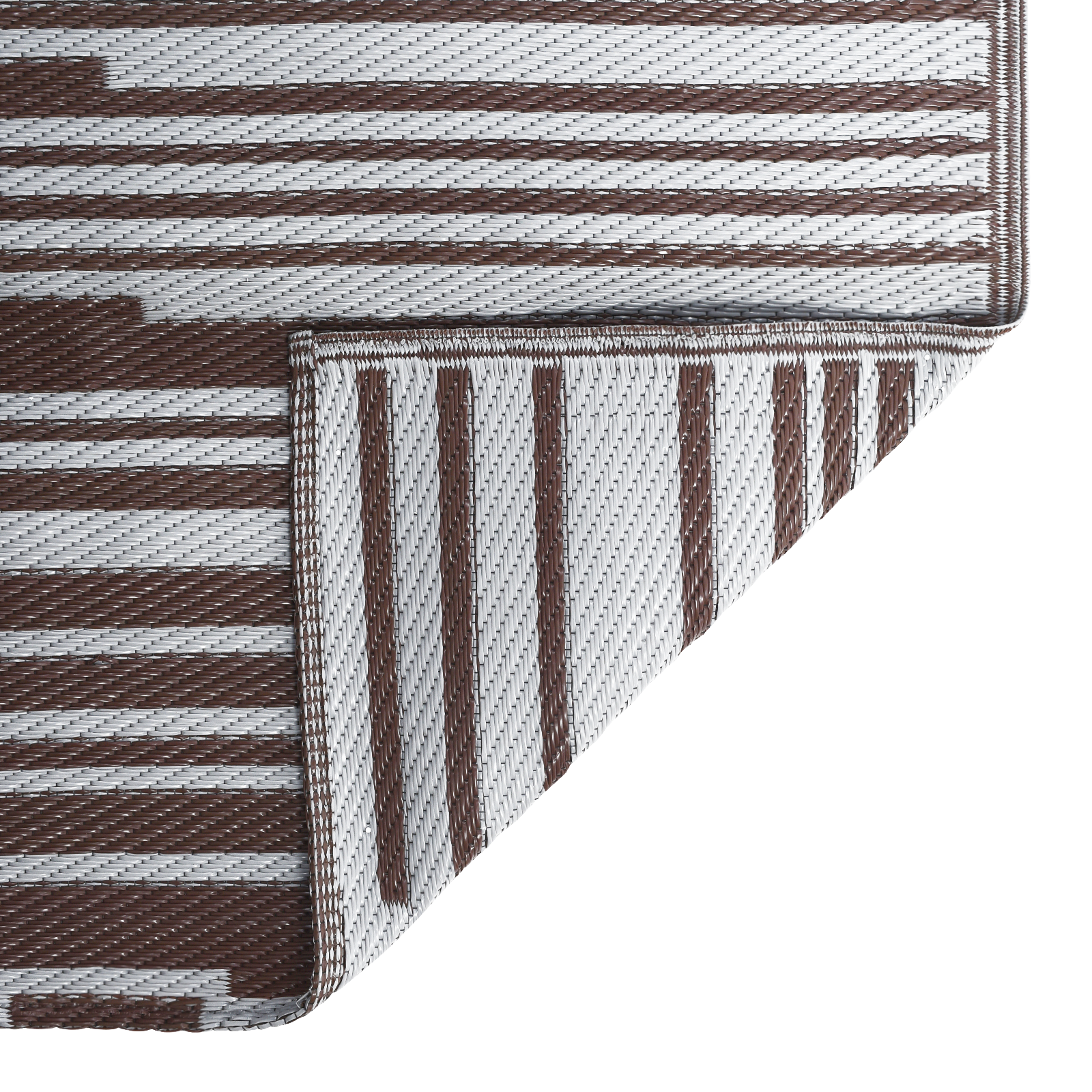 Outdoor Rug ARAKIL Brown Polypropylene 300 x 400 cm Outdoor Rug - Image 5