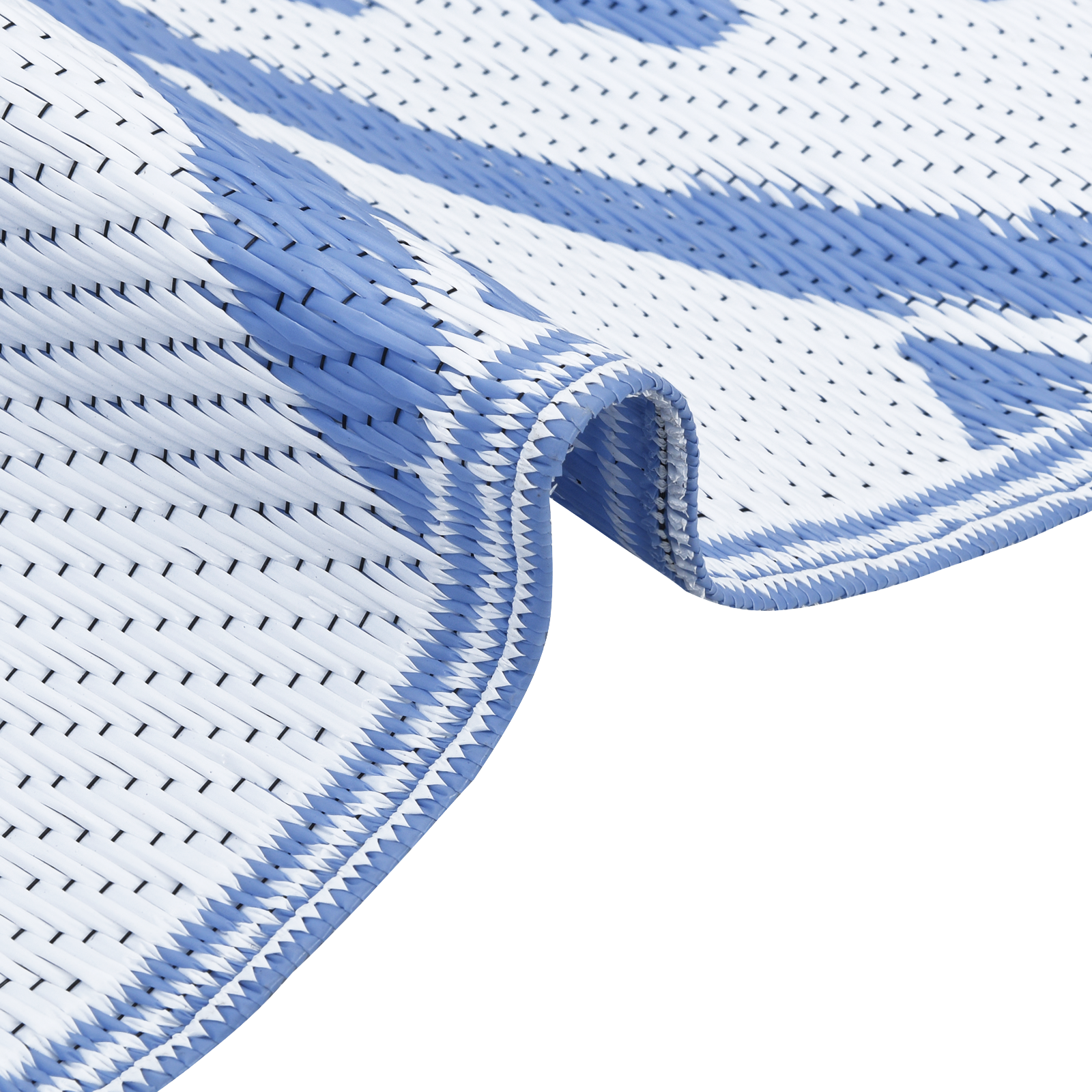 Outdoor Blanket ARAKIL Baby blue Polyester 300 x 400 cm Foldable - Image 4