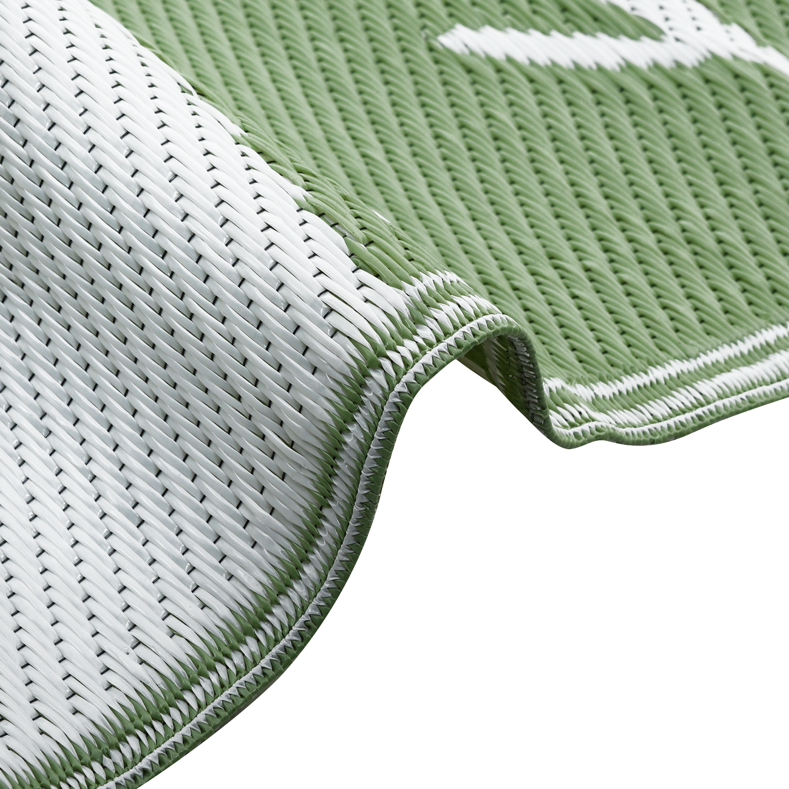 Outdoor Blanket ARAKIL Green and White Polyester Large Pattern - Image 4