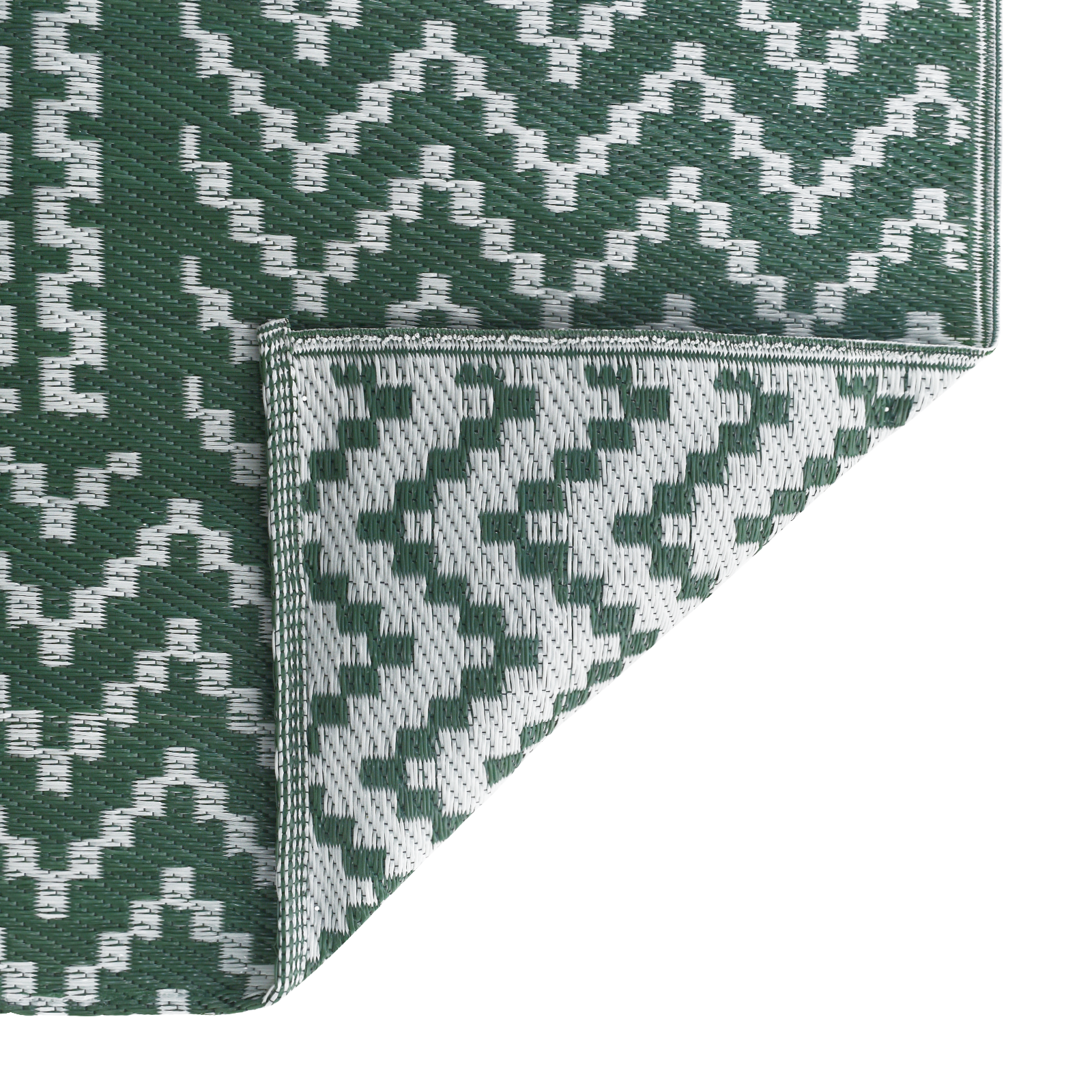 Outdoor Blanket ARAKIL Green and White Polyester 300 x 400 cm - Image 5