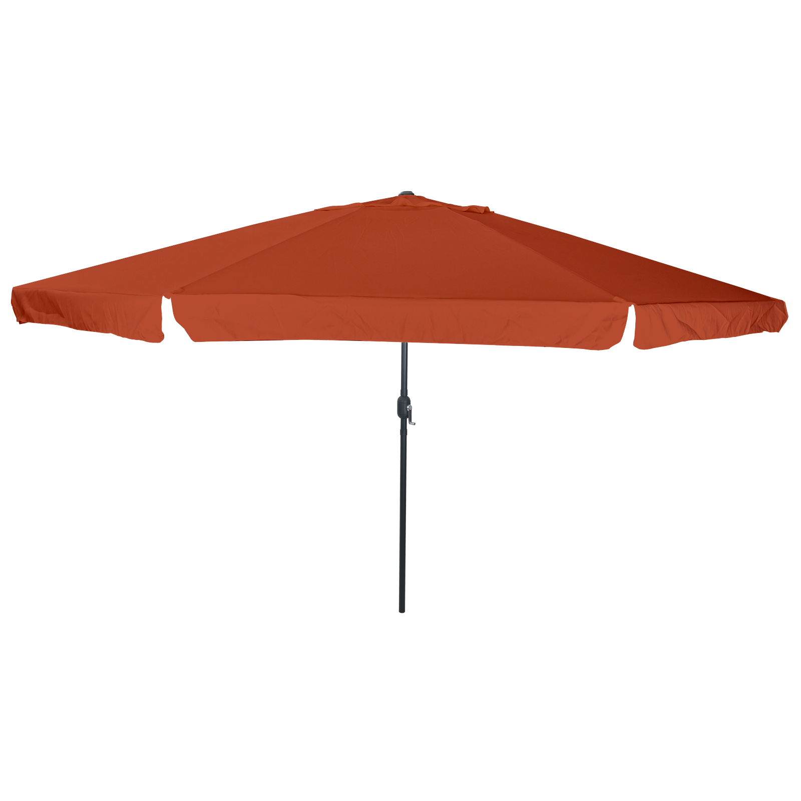 Tuinparasol Ø395×245 cm Terracotta
