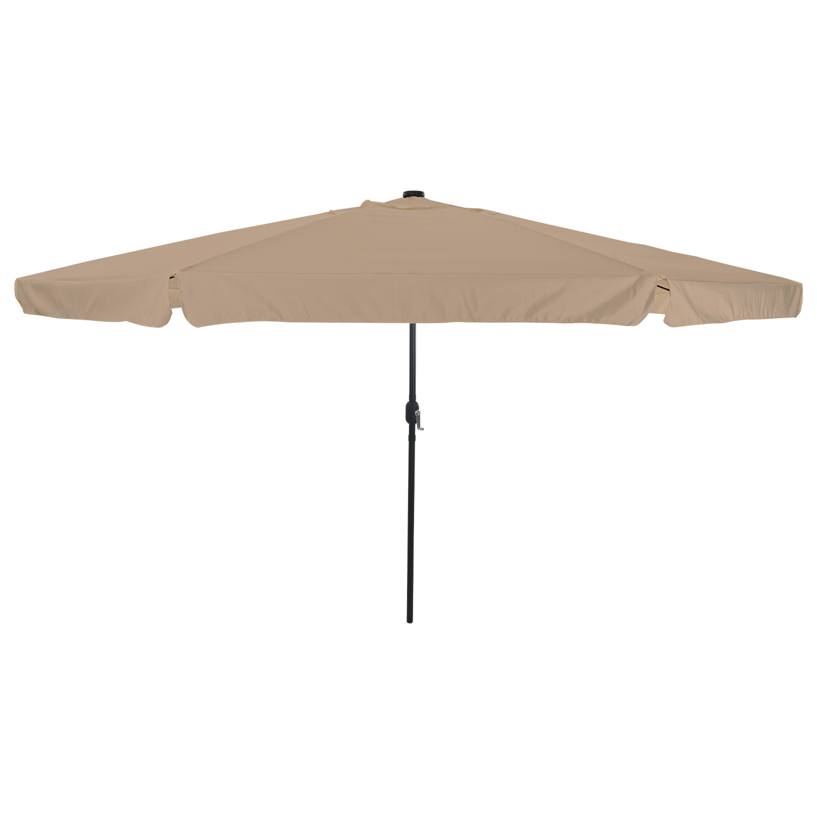 Sonnenschirm mit LED-Leuchten Ø395x245 cm Azurblau - Garten & balkon - Your Garden Eden
