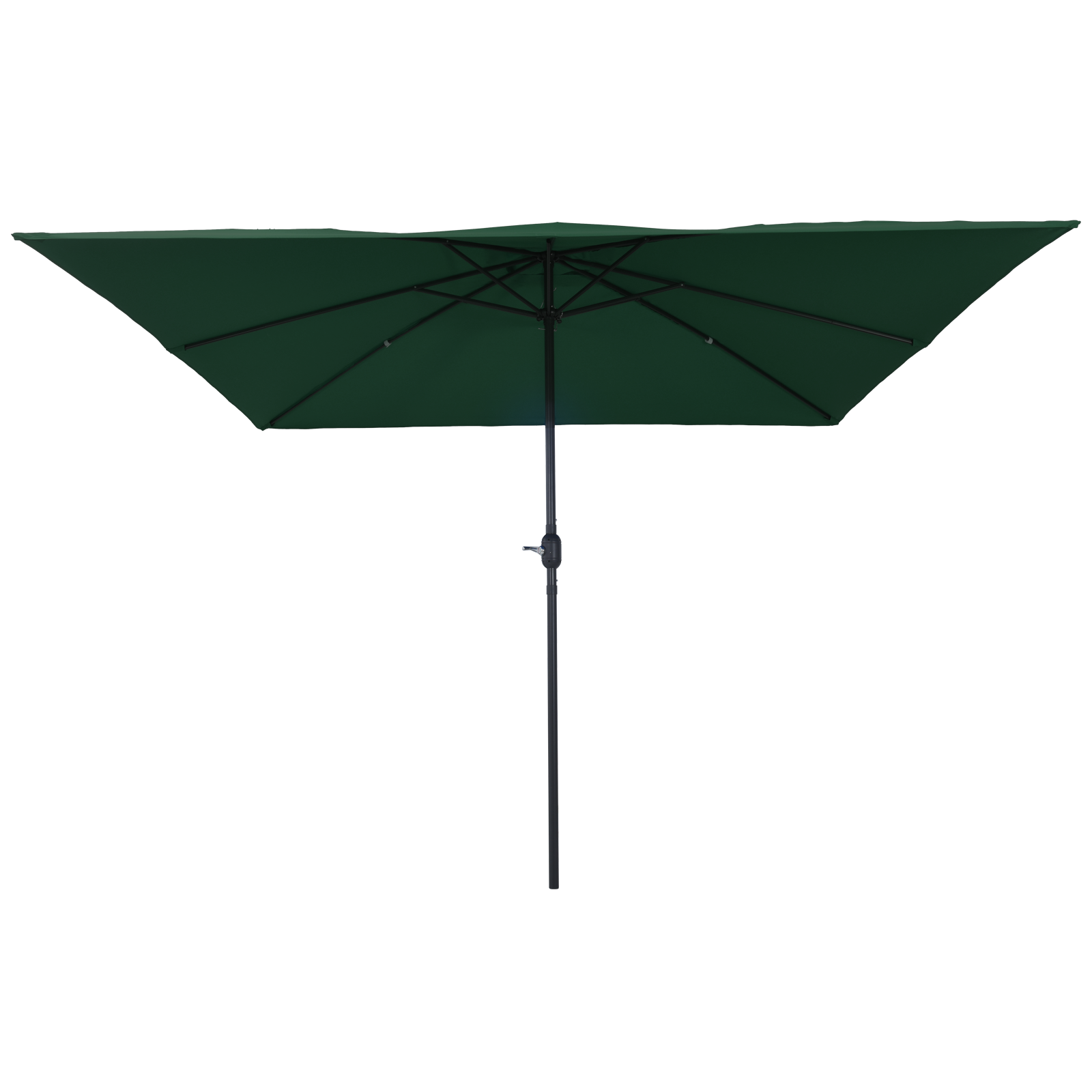 Square Garden Parasol 295x245 cm Green - Image 2