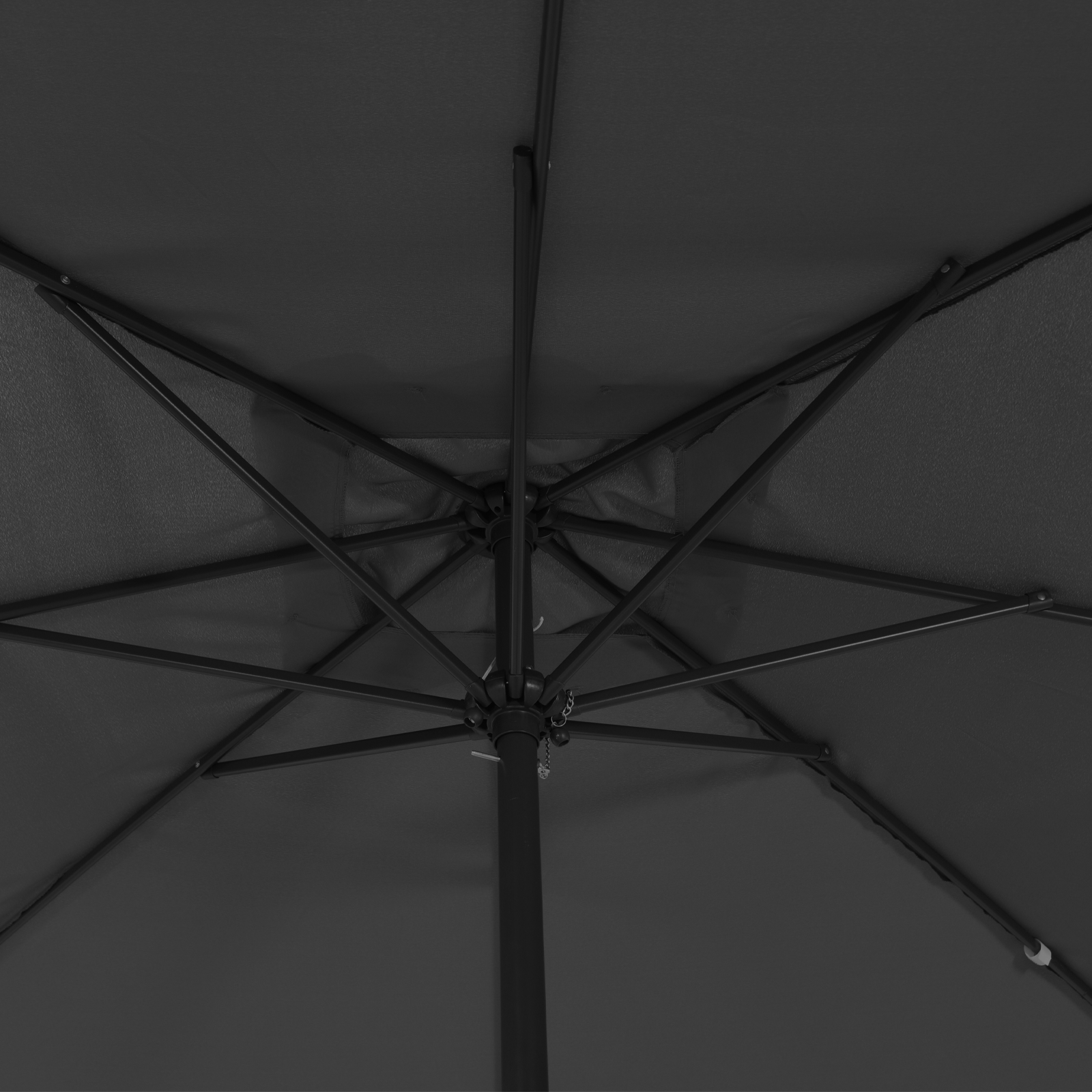 Square Garden Parasol 295x245 cm Anthracite - Image 4