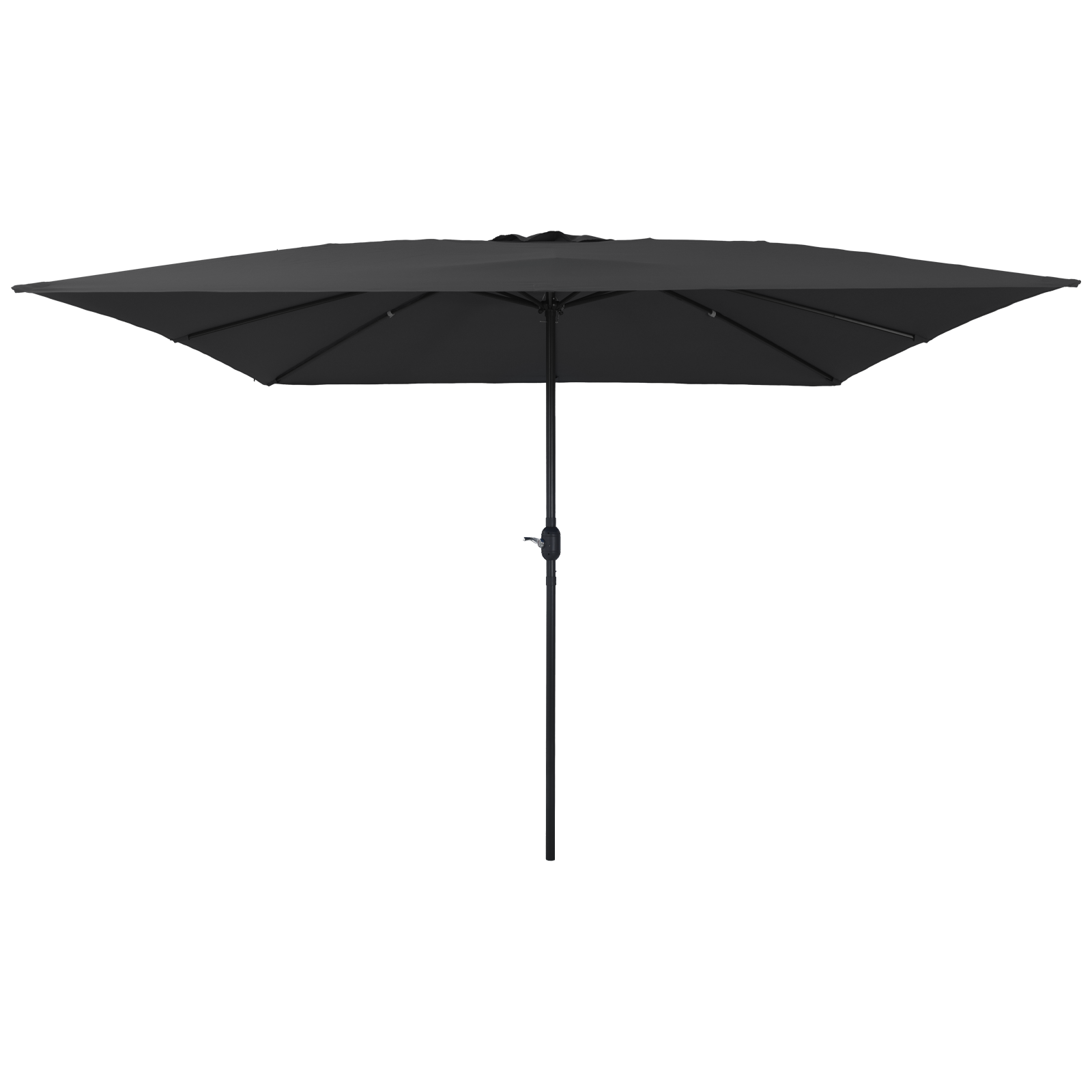 Vierkante Tuinparasol 295×245 cm Anthraciet