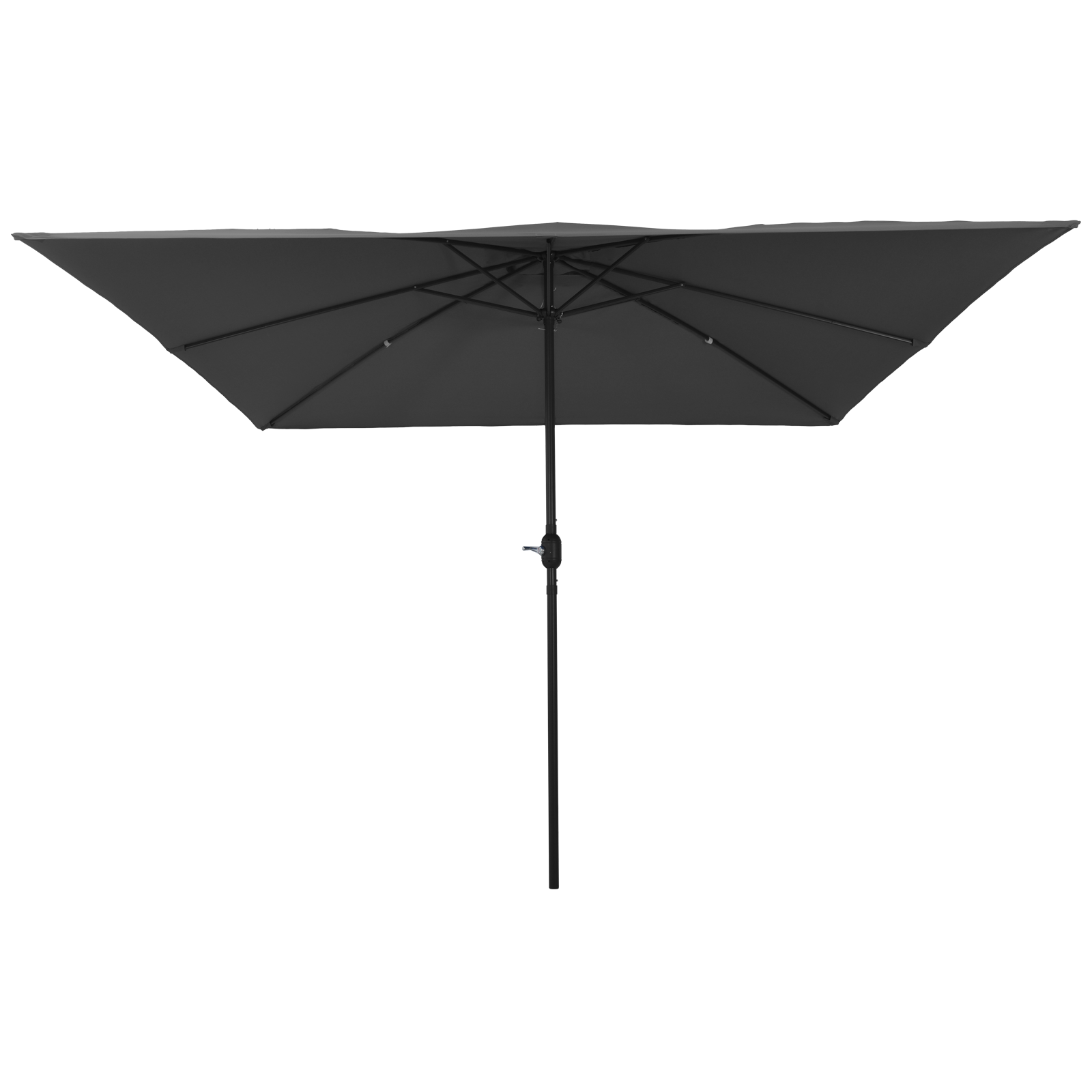 Square Garden Parasol 295x245 cm Anthracite - Image 2