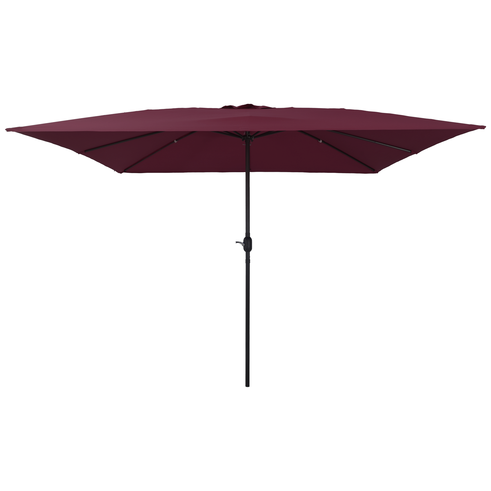 Vierkante Tuinparasol 295×245 cm Bordeaux Rood