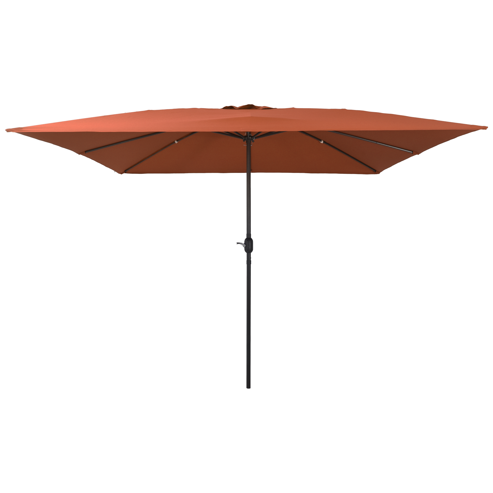 Vierkante Tuinparasol 295×245 cm Terracotta