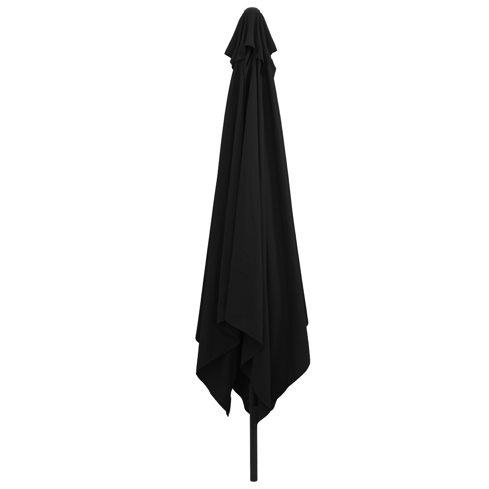 Square Garden Parasol 295x245 cm Black - Image 3
