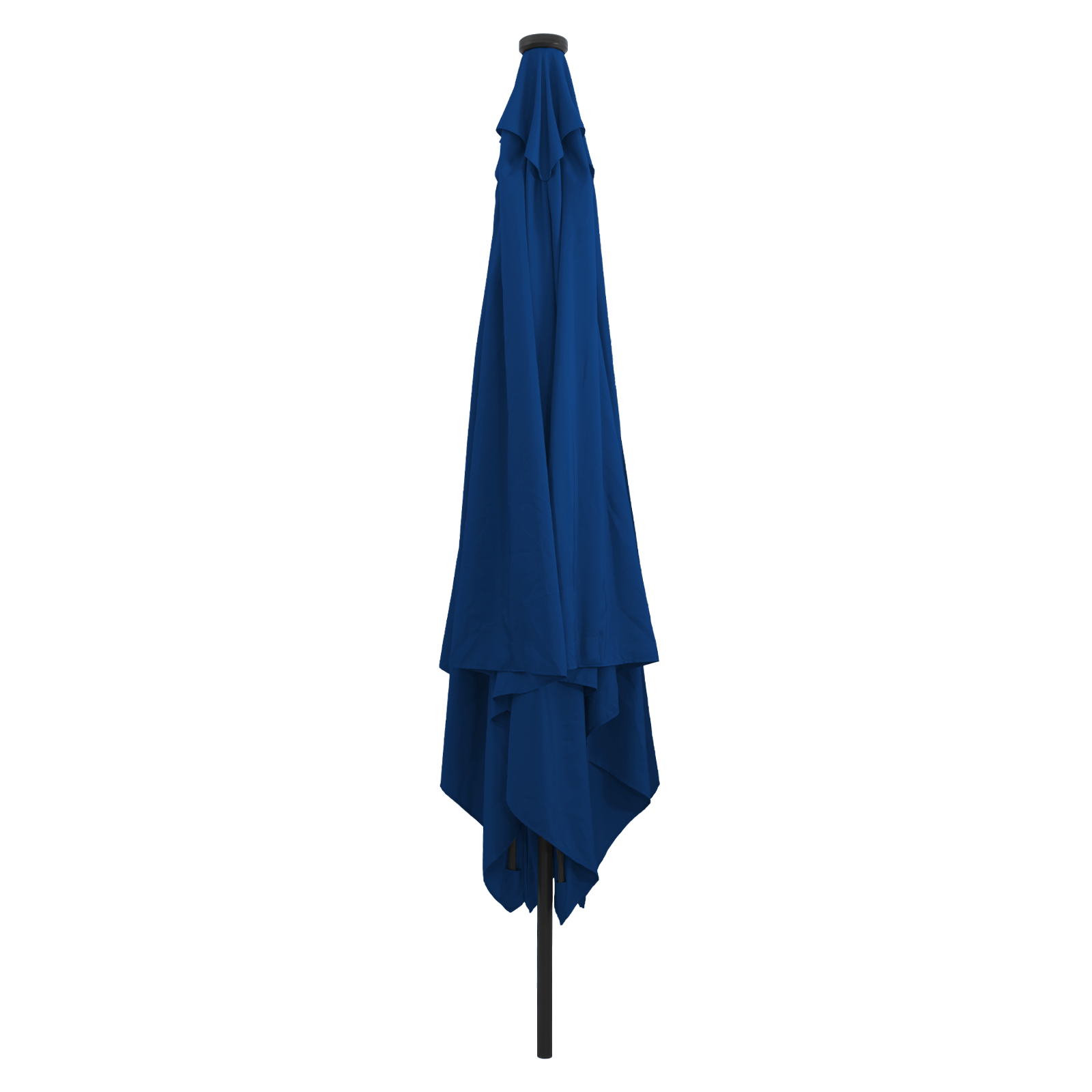 Square Garden Parasol with LED Lights 295x245 cm in Azure Blue - Image 2