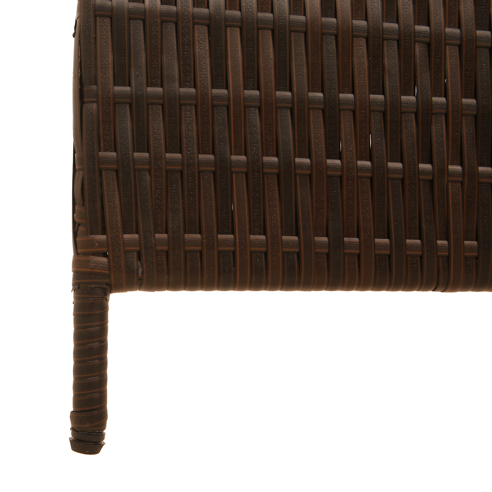 Room Divider 3 Panels Foldable Brown 146x180 cm Poly Rattan - Image 7