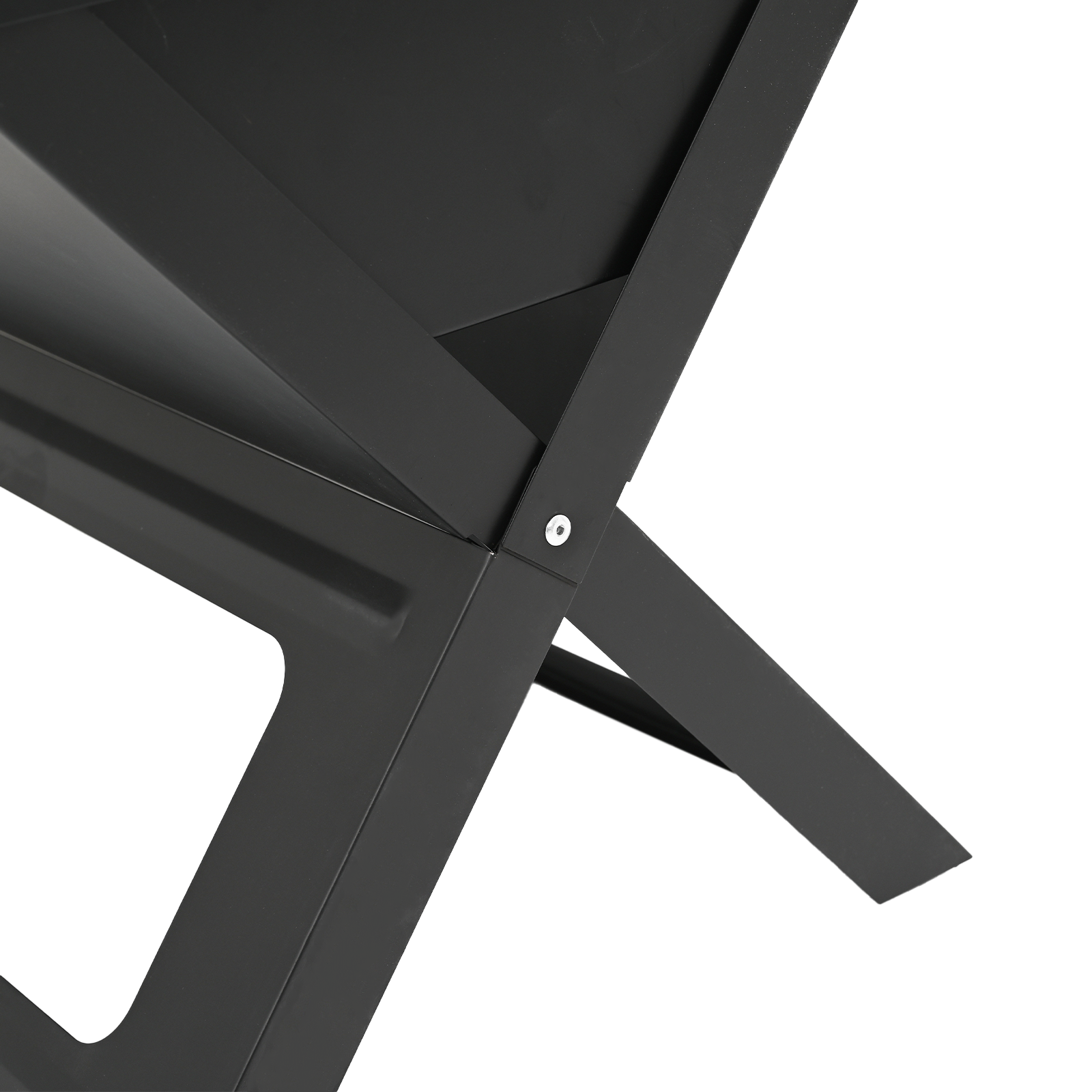 Charcoal BBQ Grill - Foldable, Black, 46x30x31 cm, Made of Steel - Image 8