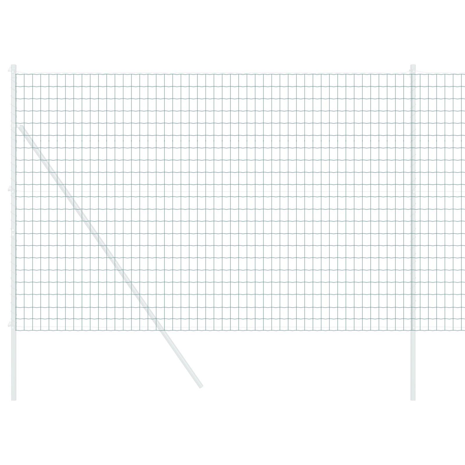 Euro Fence Green 1.6x10 m Steel - Image 3