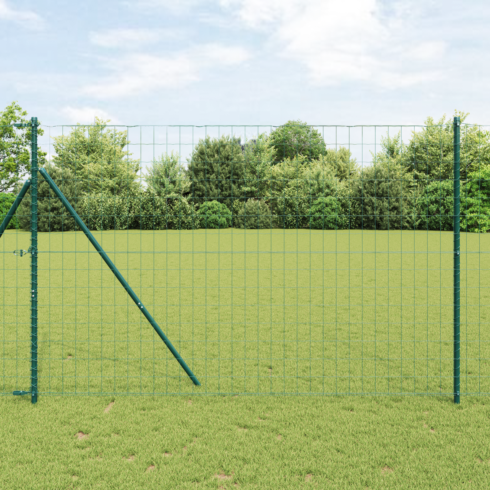Euro Fence Green 1.5x10 m Steel
