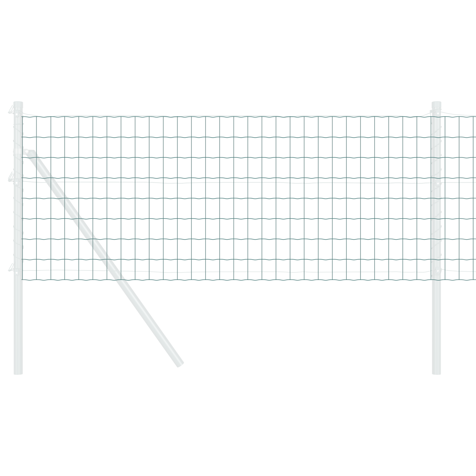 Euro Fence Green 0.6x25 m Steel - Image 3