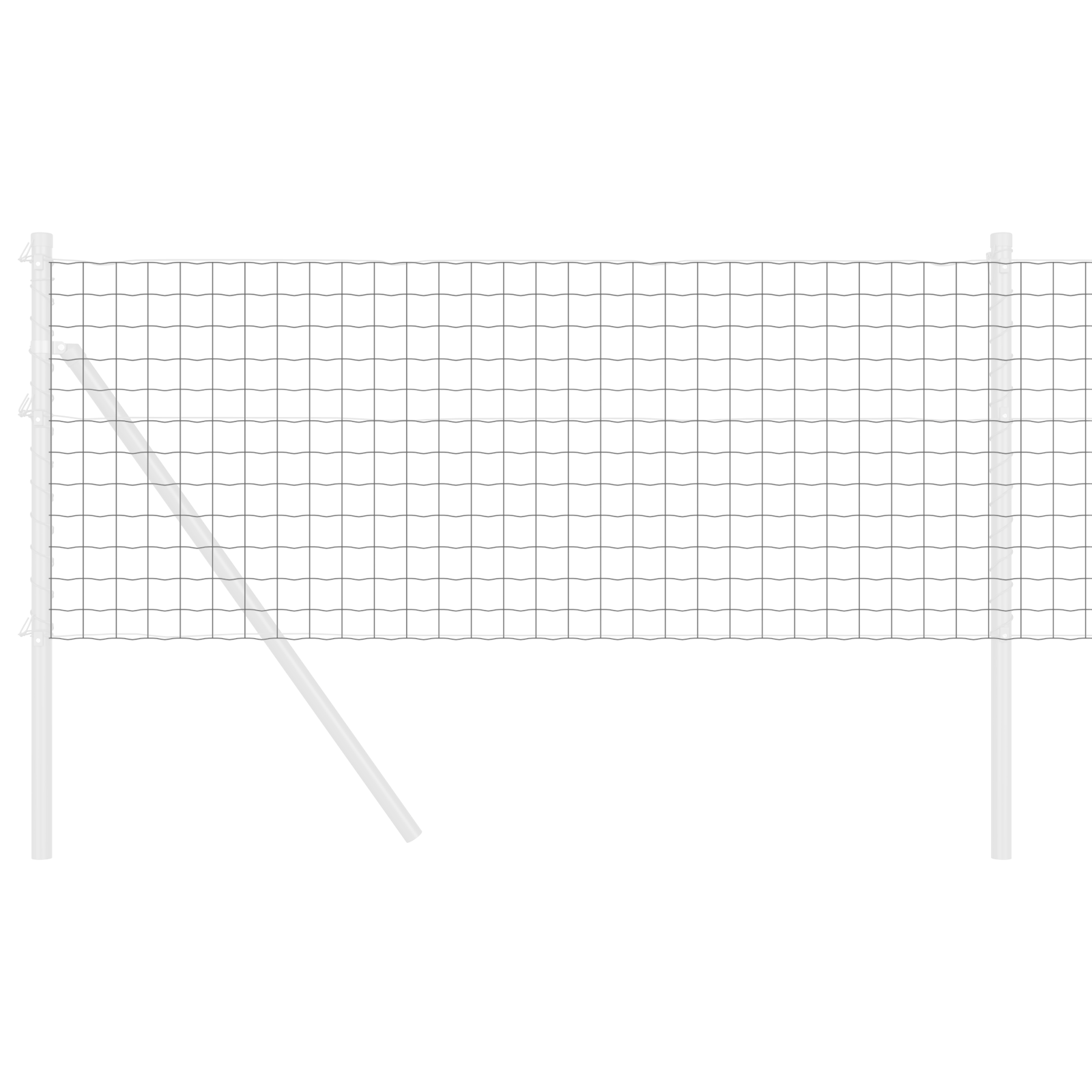 Euro Fence Grey 0,6x10 m Steel - Image 3
