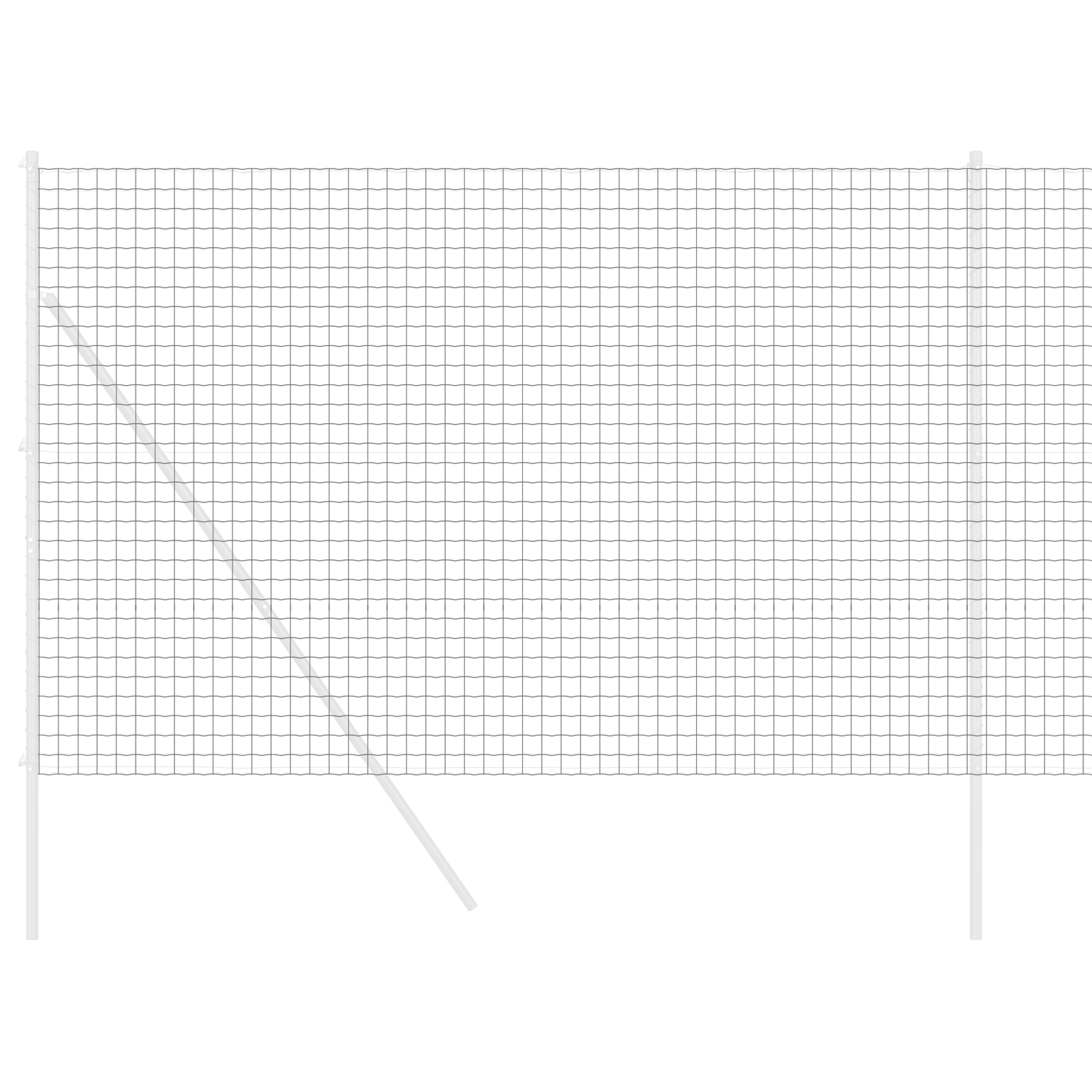 Euro Fence Grey 1.5 x 10 m Steel - Image 3