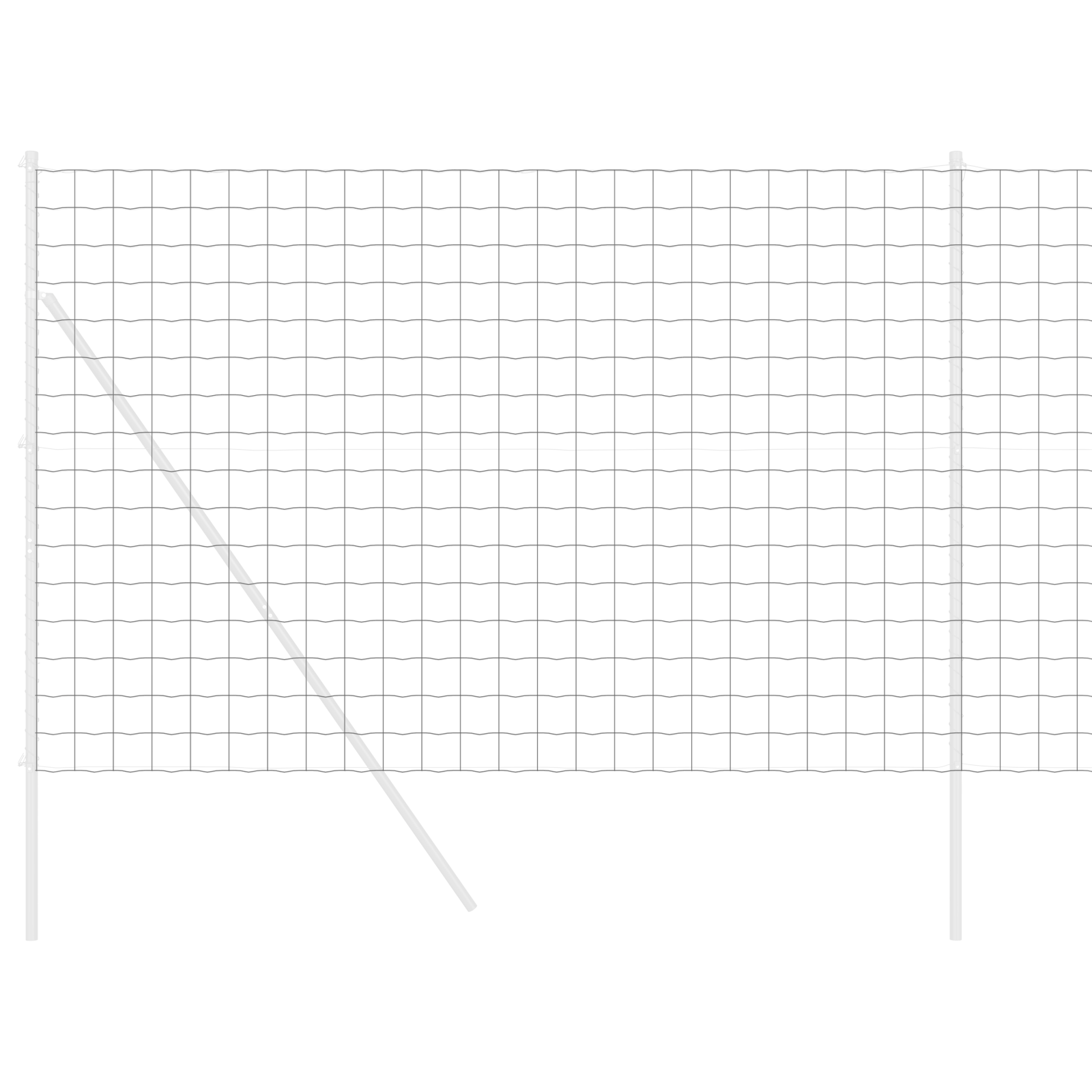 Euro Fence Grey 1.6x10 m Steel - Image 3