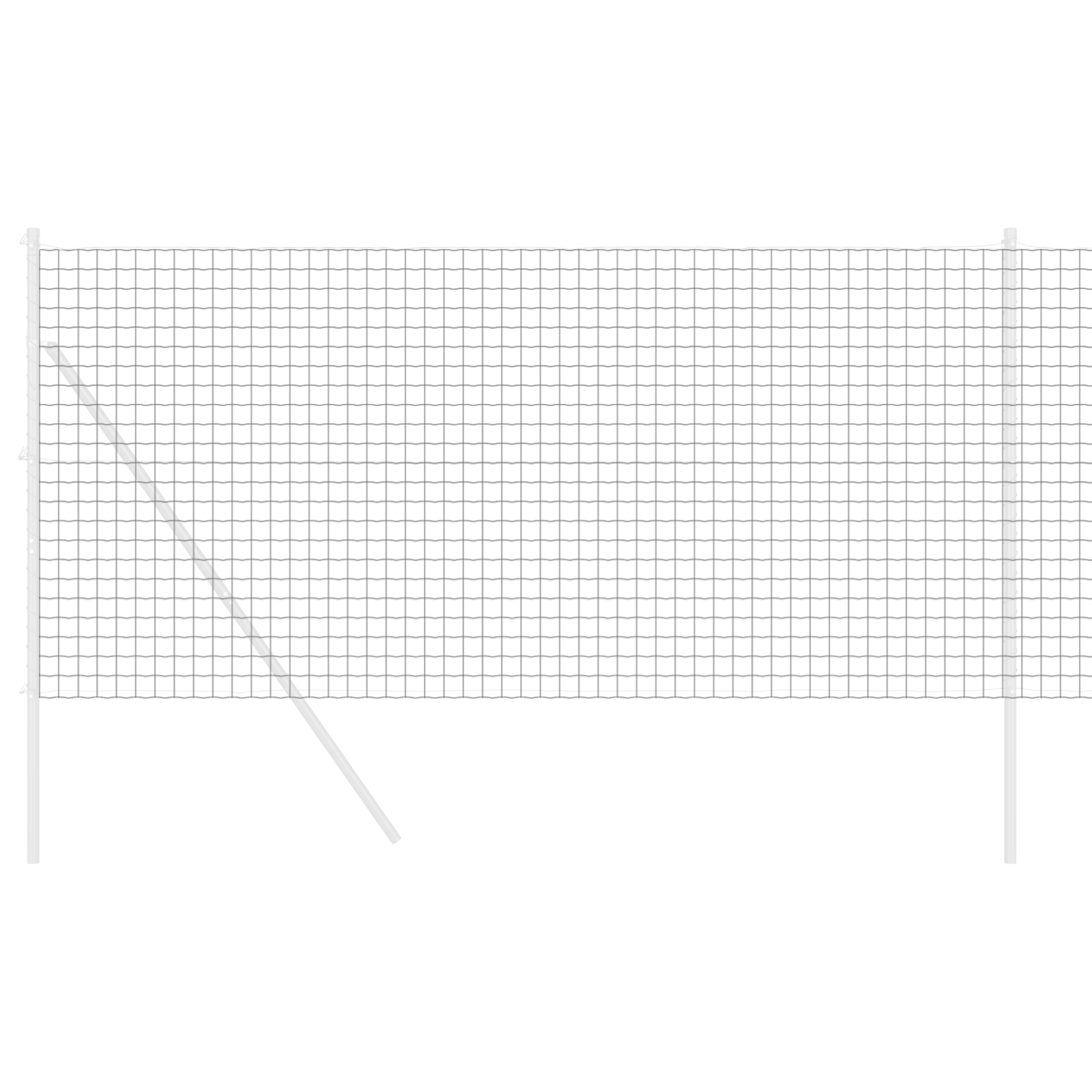 Euro Fence Grey 1,2x25 m Steel - Image 3