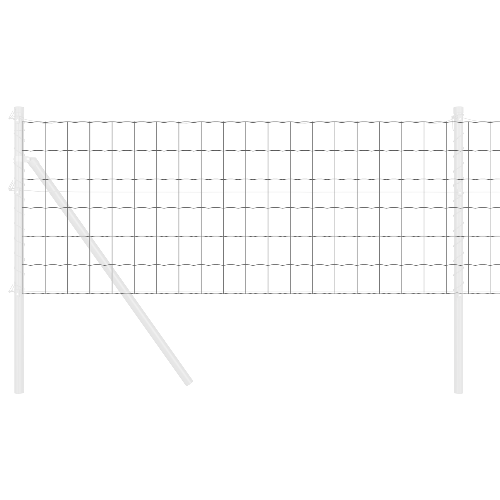Euro Fence Grey 0.4x25 m Steel - Image 3