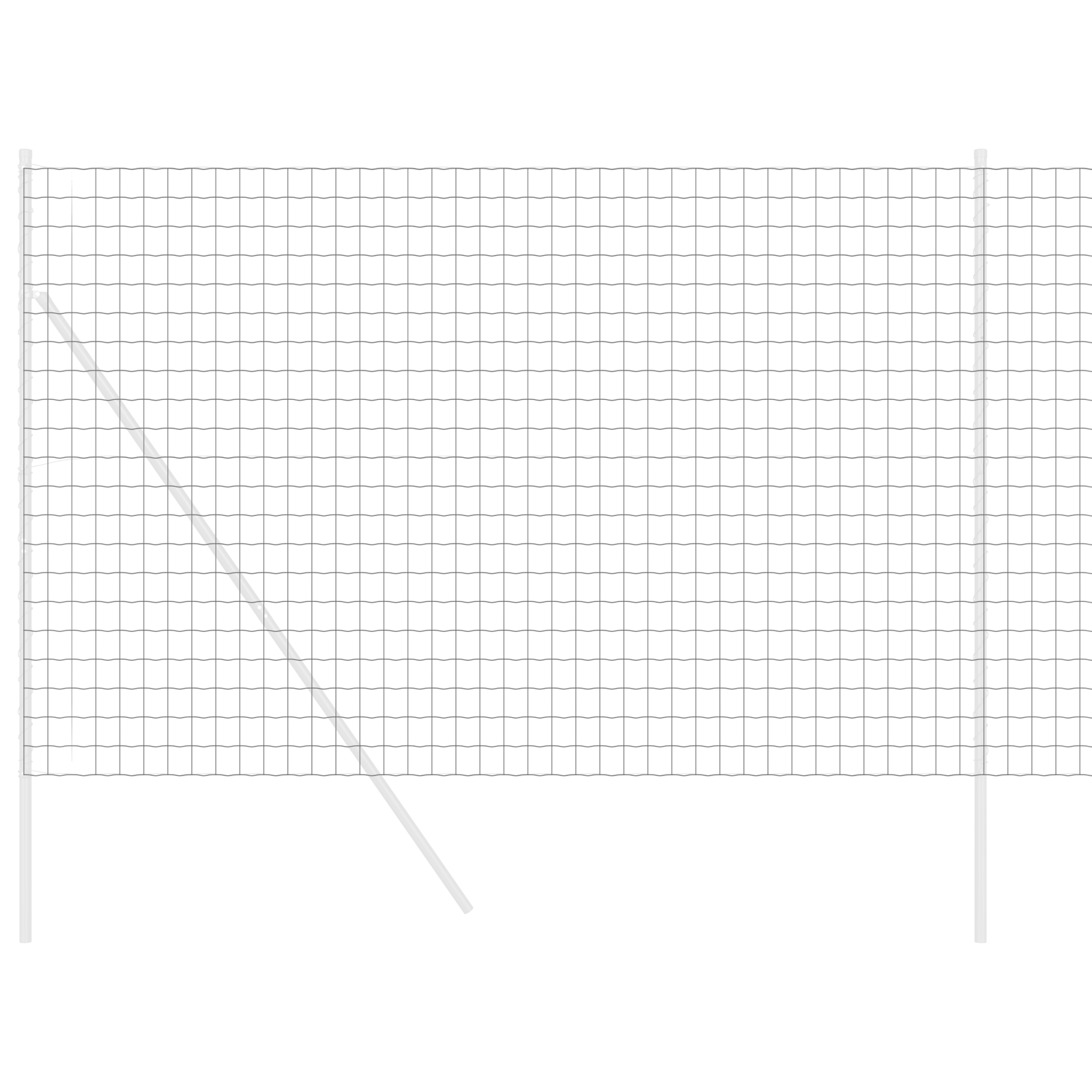 Euro Fence Grey 1,6x10 m Steel - Image 3