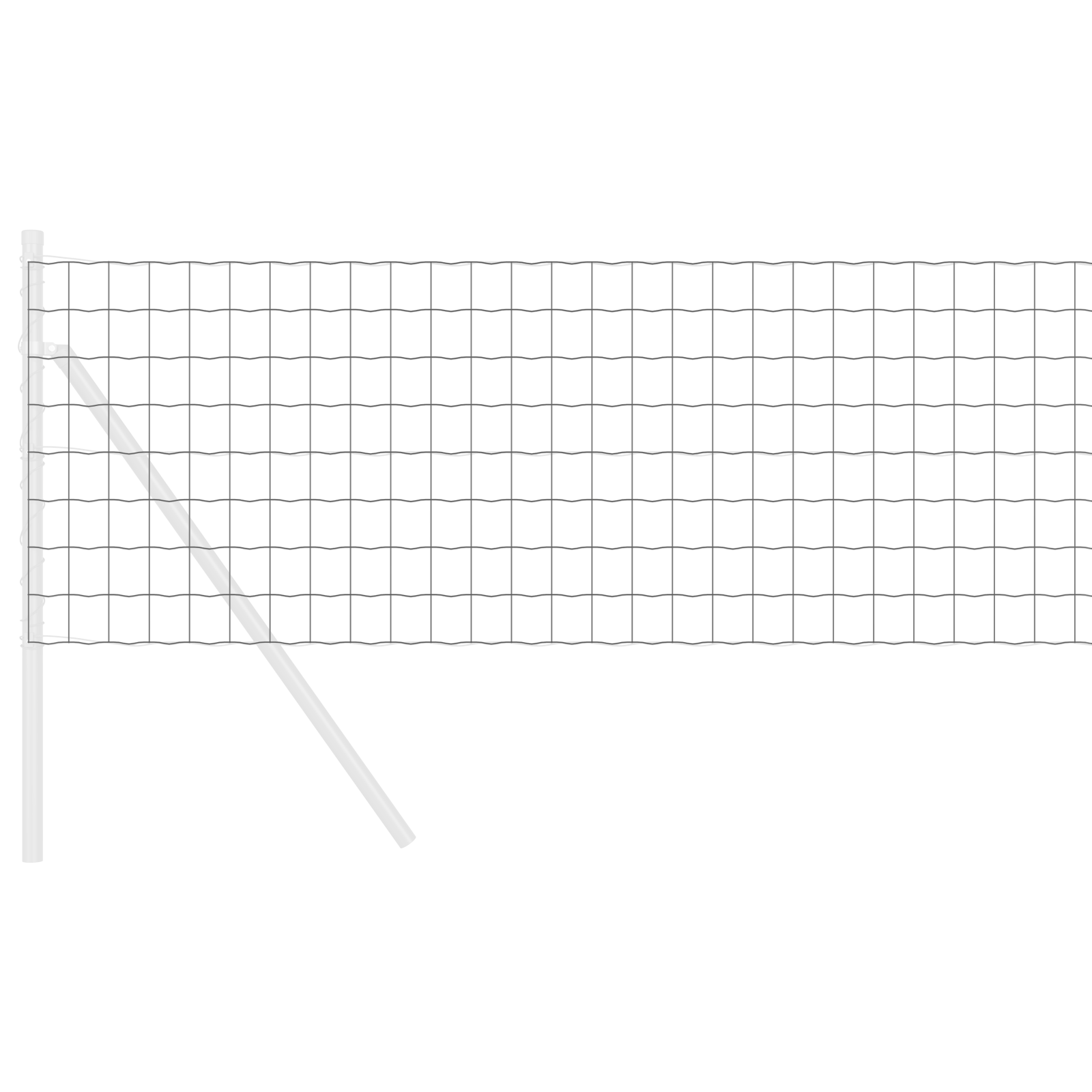 Euro Fence Grey 0.4x25 m Steel - Image 3