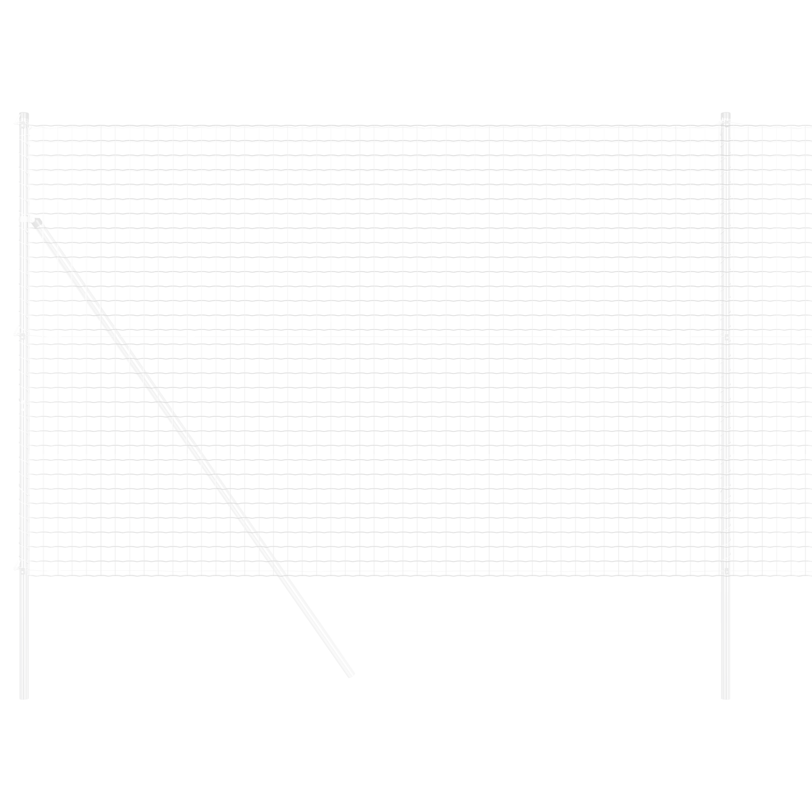 Euro Fence 1.5x10 m Galvanised Steel - Image 3