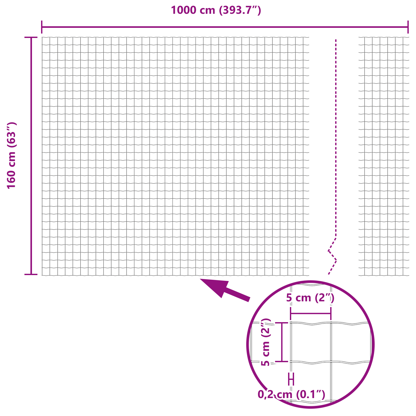 Euro Fence 1,6x10 m Galvanised Steel - Image 8