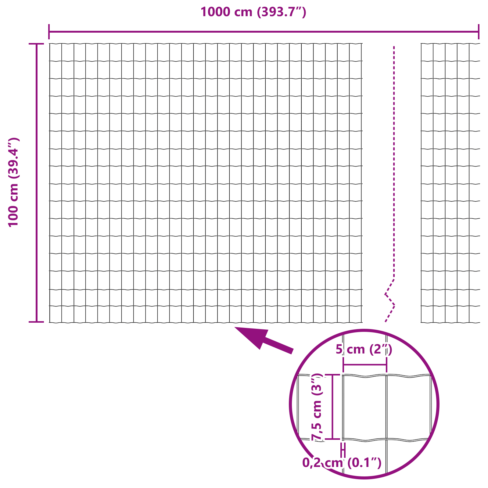 Euro Fence 1x10 m Galvanised Steel - Image 8
