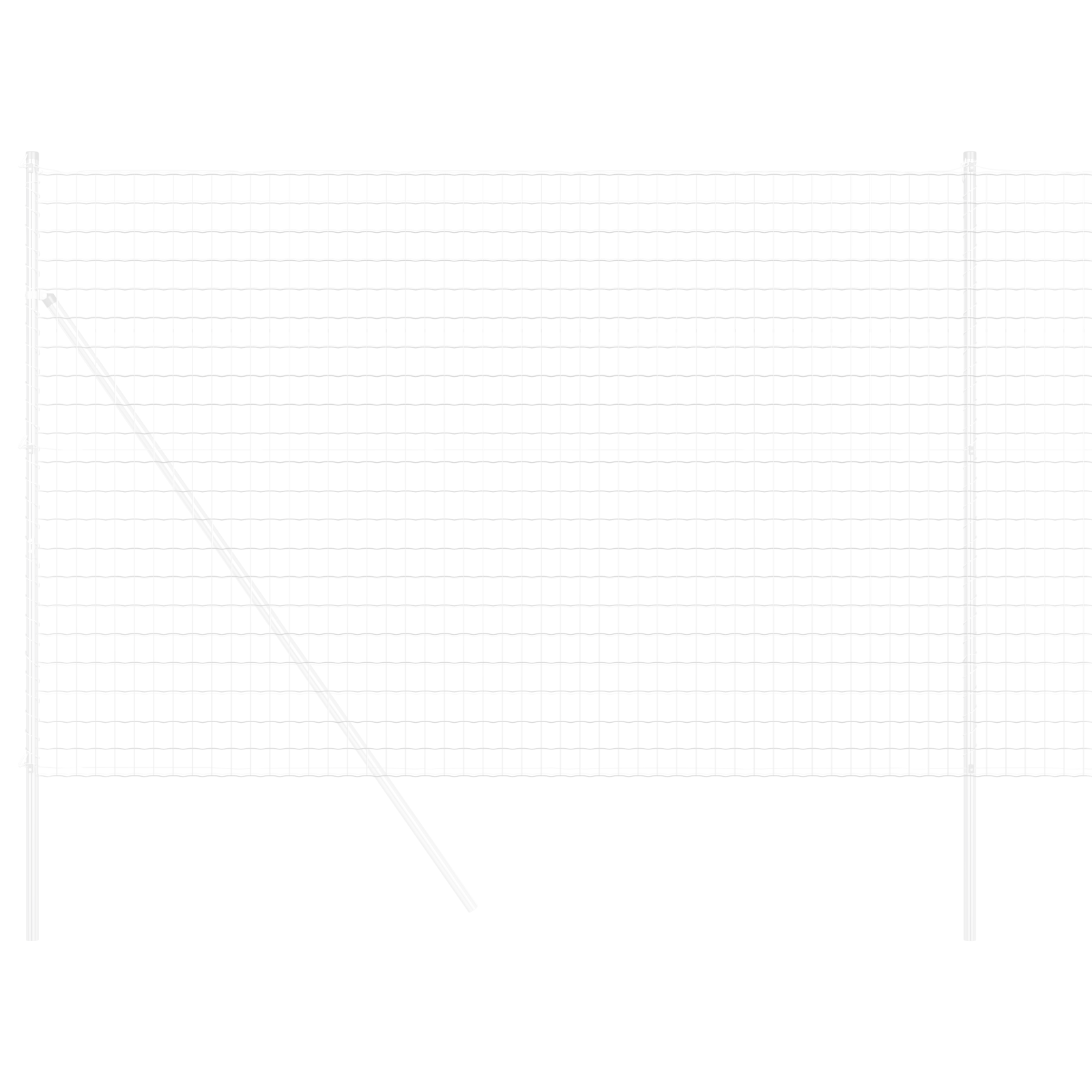 Euro Fence 1.5x10 m Galvanised Steel - Image 3