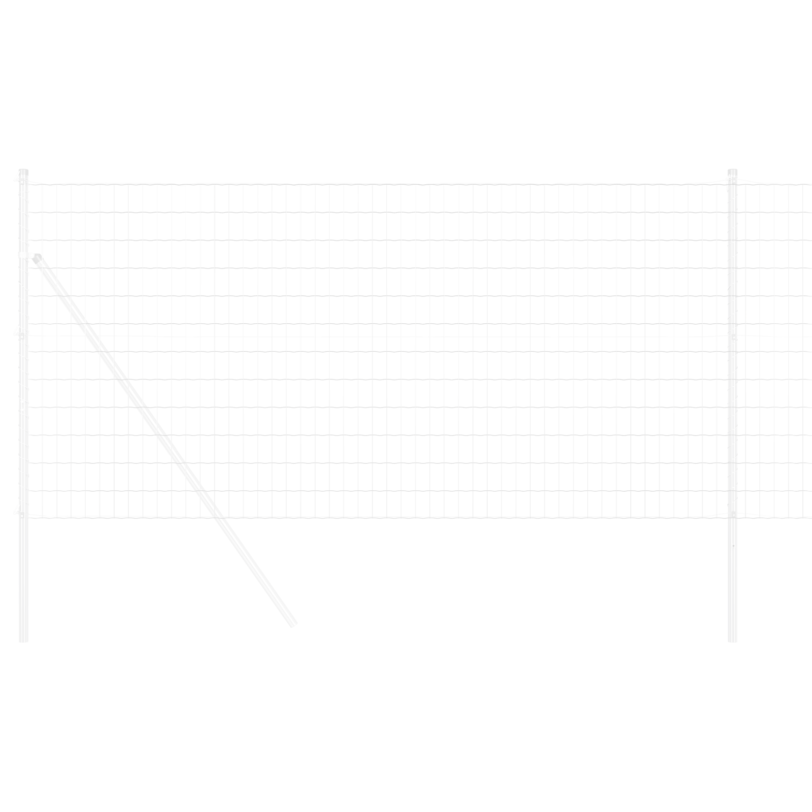 Euro Fence 1.2x10 m Galvanised Steel - Image 3