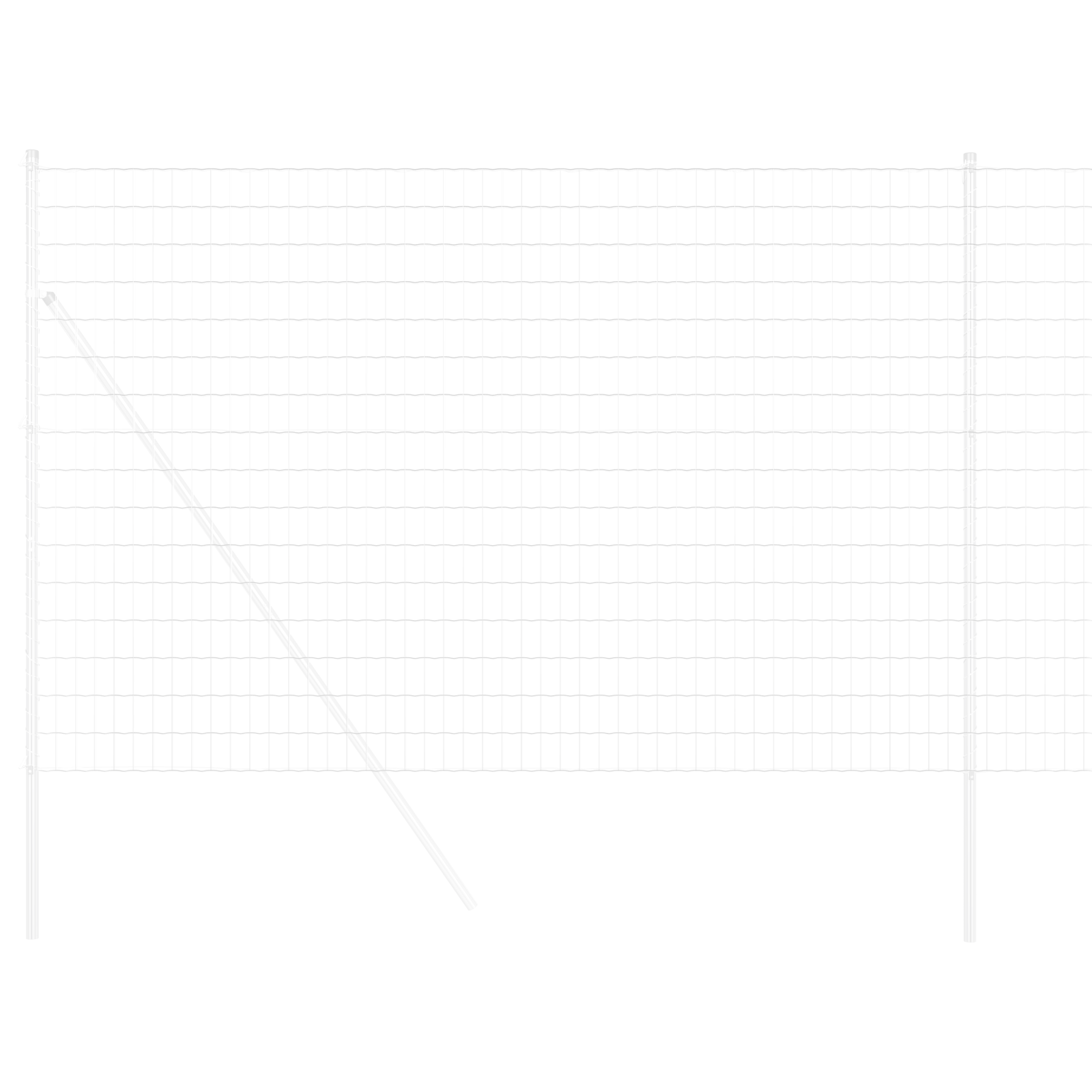 Euro Fence 1.5x10 m Galvanised Steel - Image 3