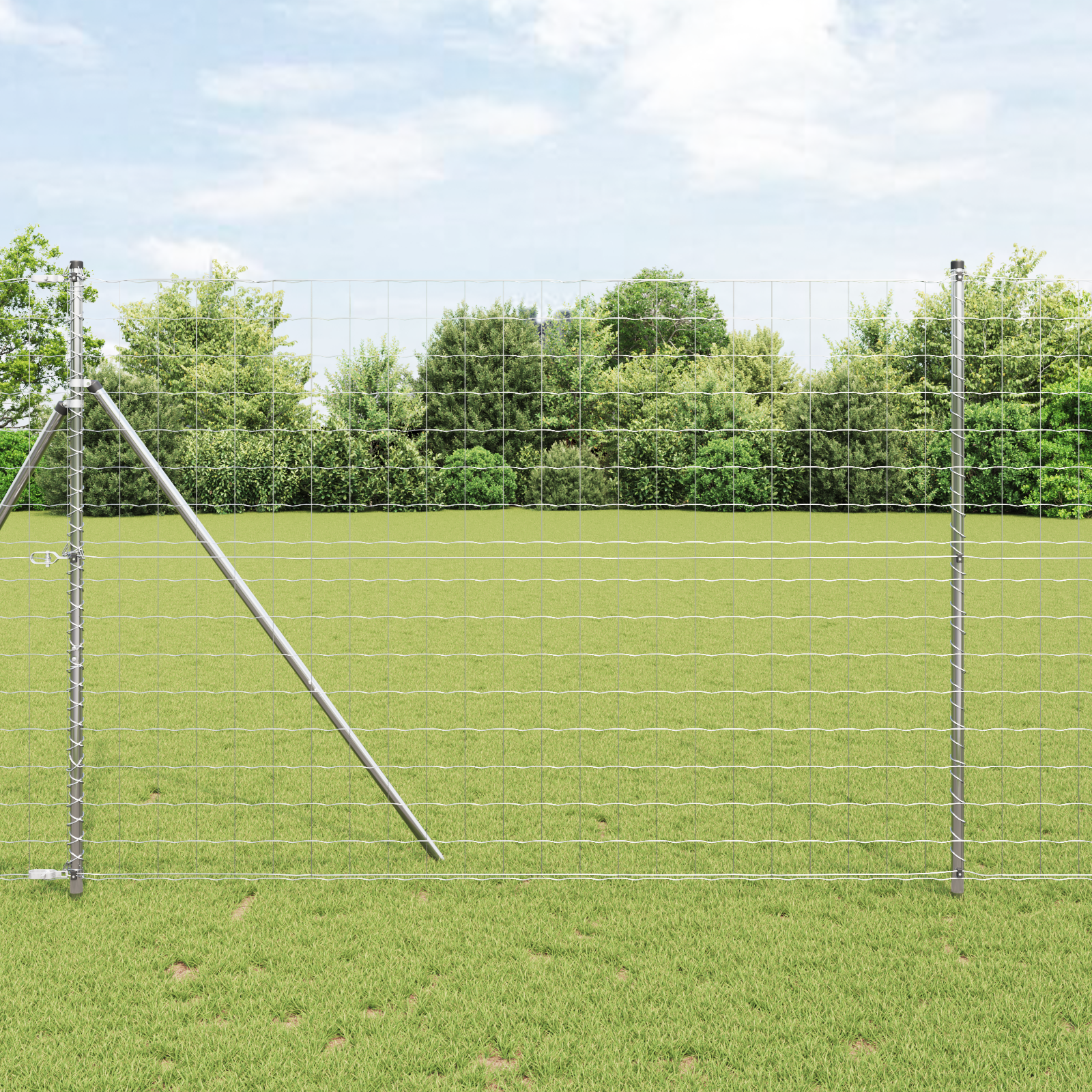 Euro Fence 1.6x10 m Galvanised Steel