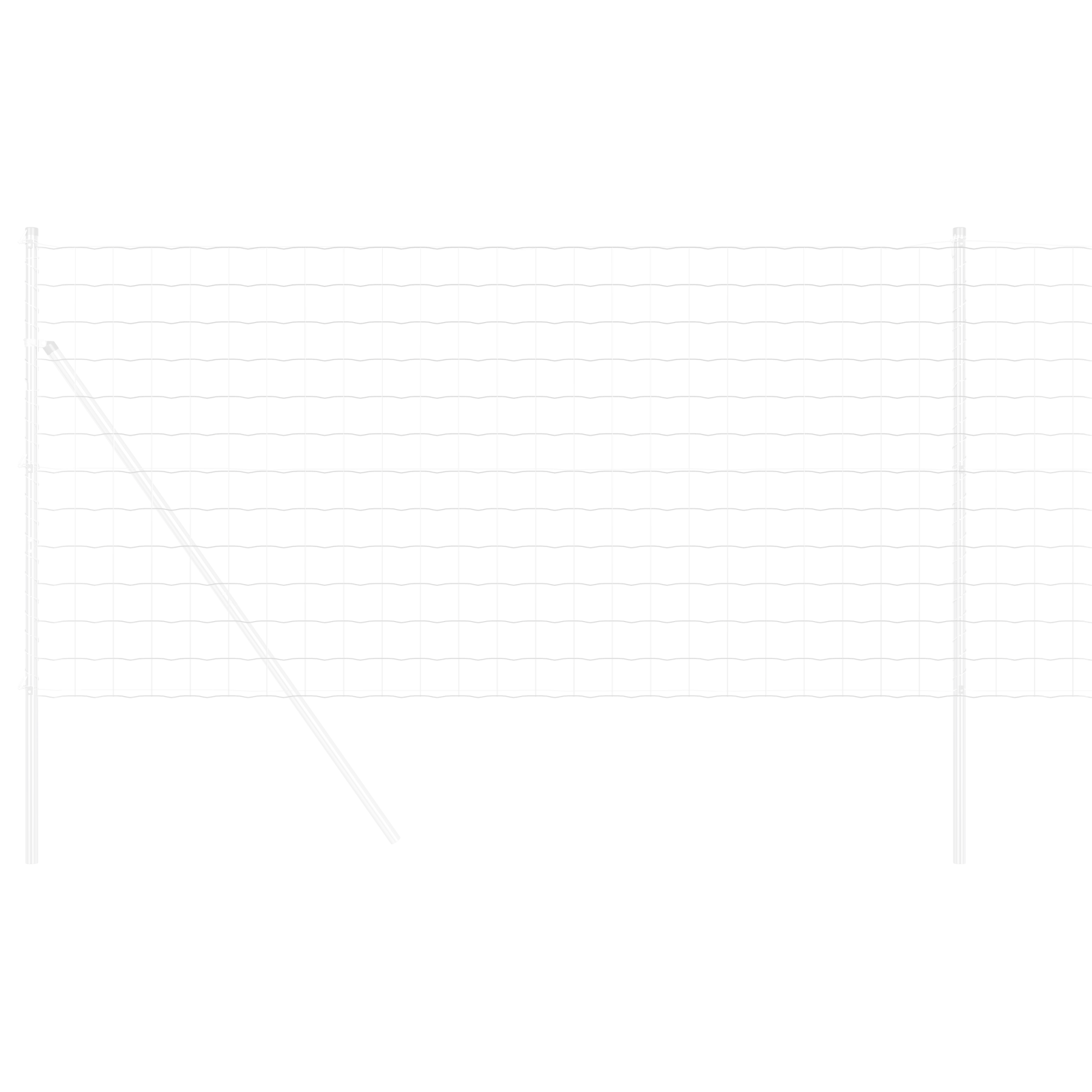 Euro Fence 1.6x10 m Galvanised Steel - Image 3